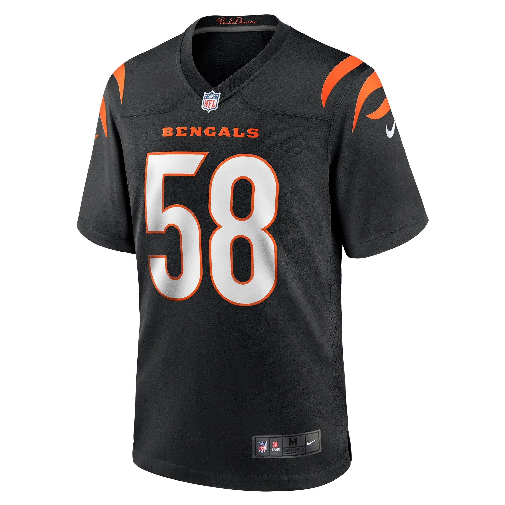 Joseph Ossai Cincinnati Bengals  Game Jersey - Black