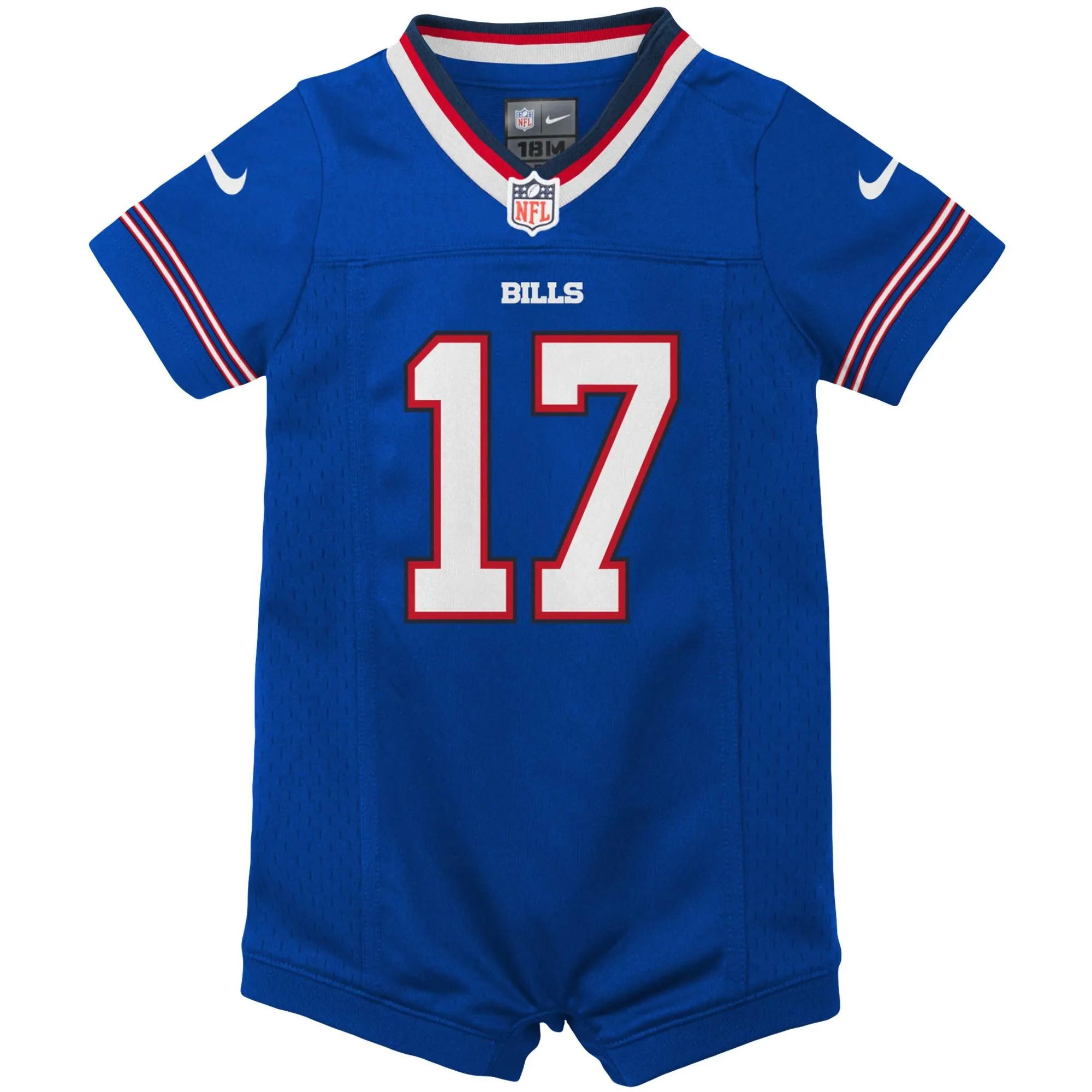 Josh Allen Buffalo Bills  Newborn & Infant Romper Jersey - Royal