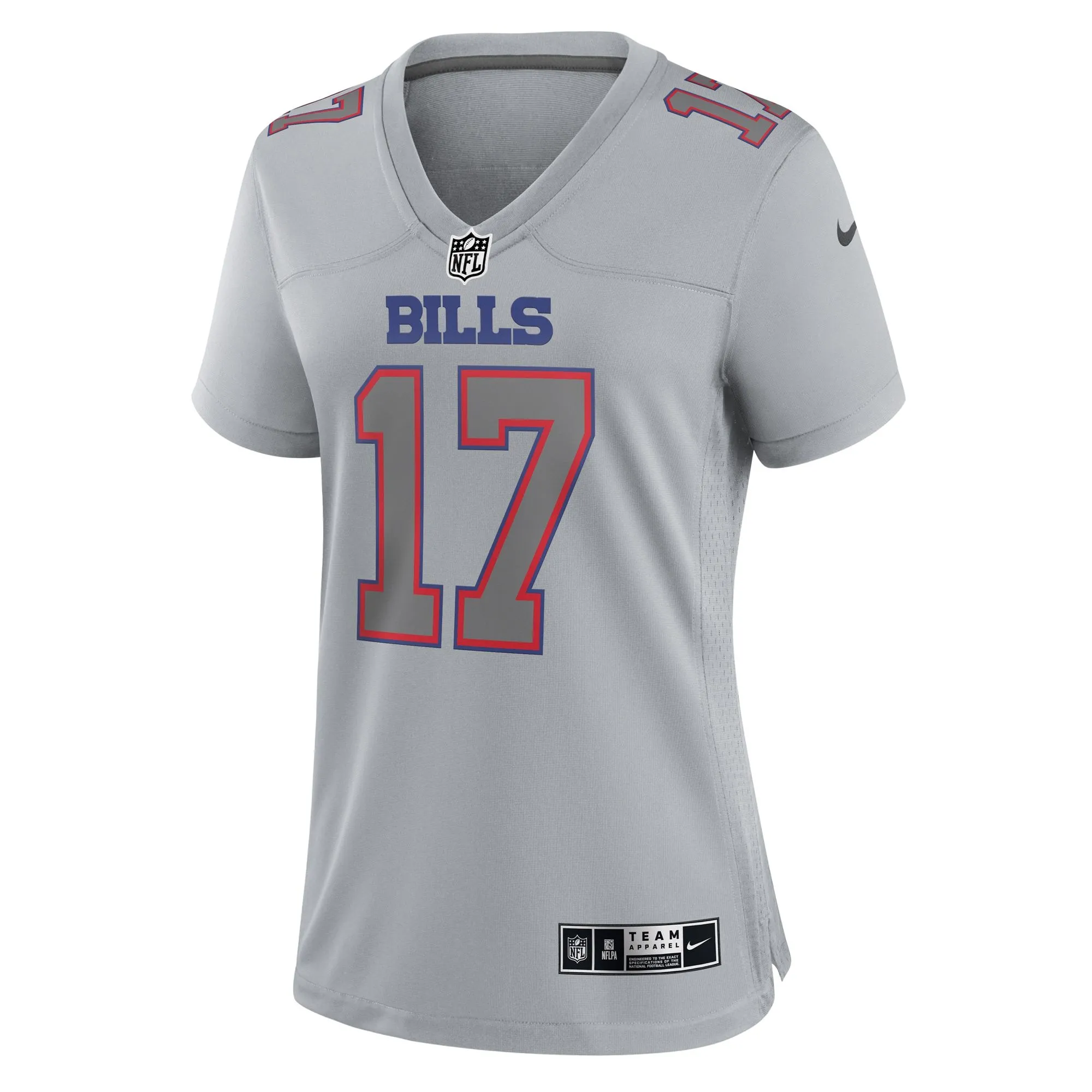 Josh Allen Buffalo Bills  Women's Atmosphere Fashion Game Jersey - Gray