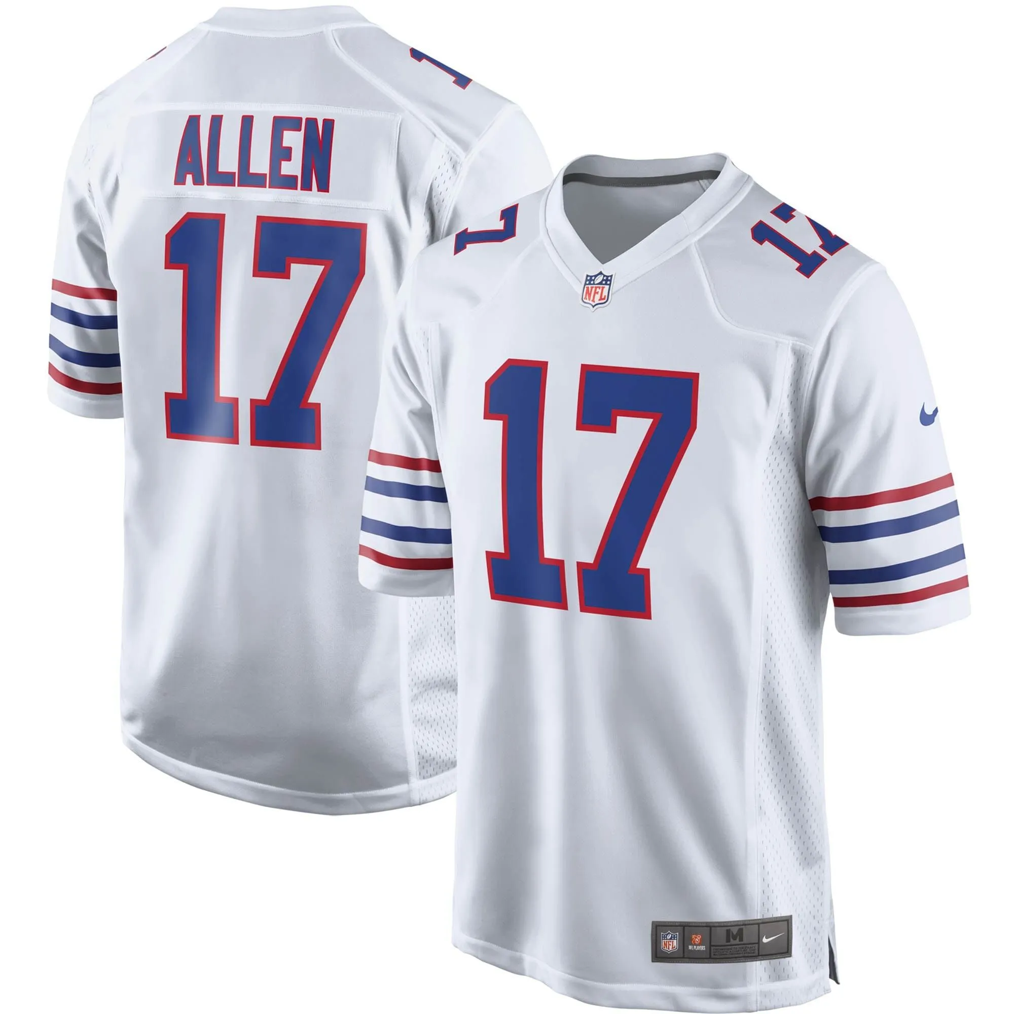 Josh Allen Buffalo Bills  Youth Game Jersey - White