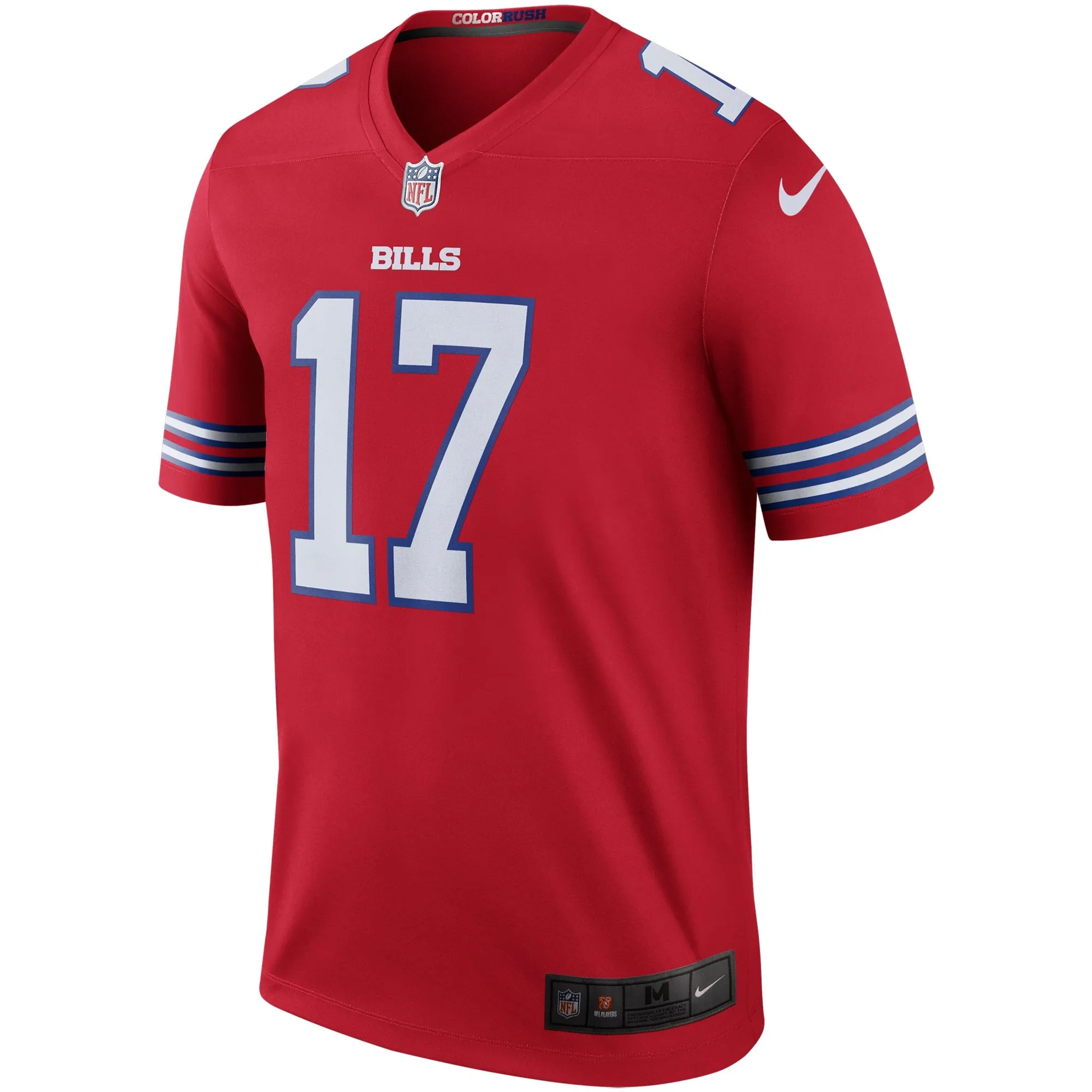 Josh Allen  Buffalo Bills Color Rush Legend Jersey - Red