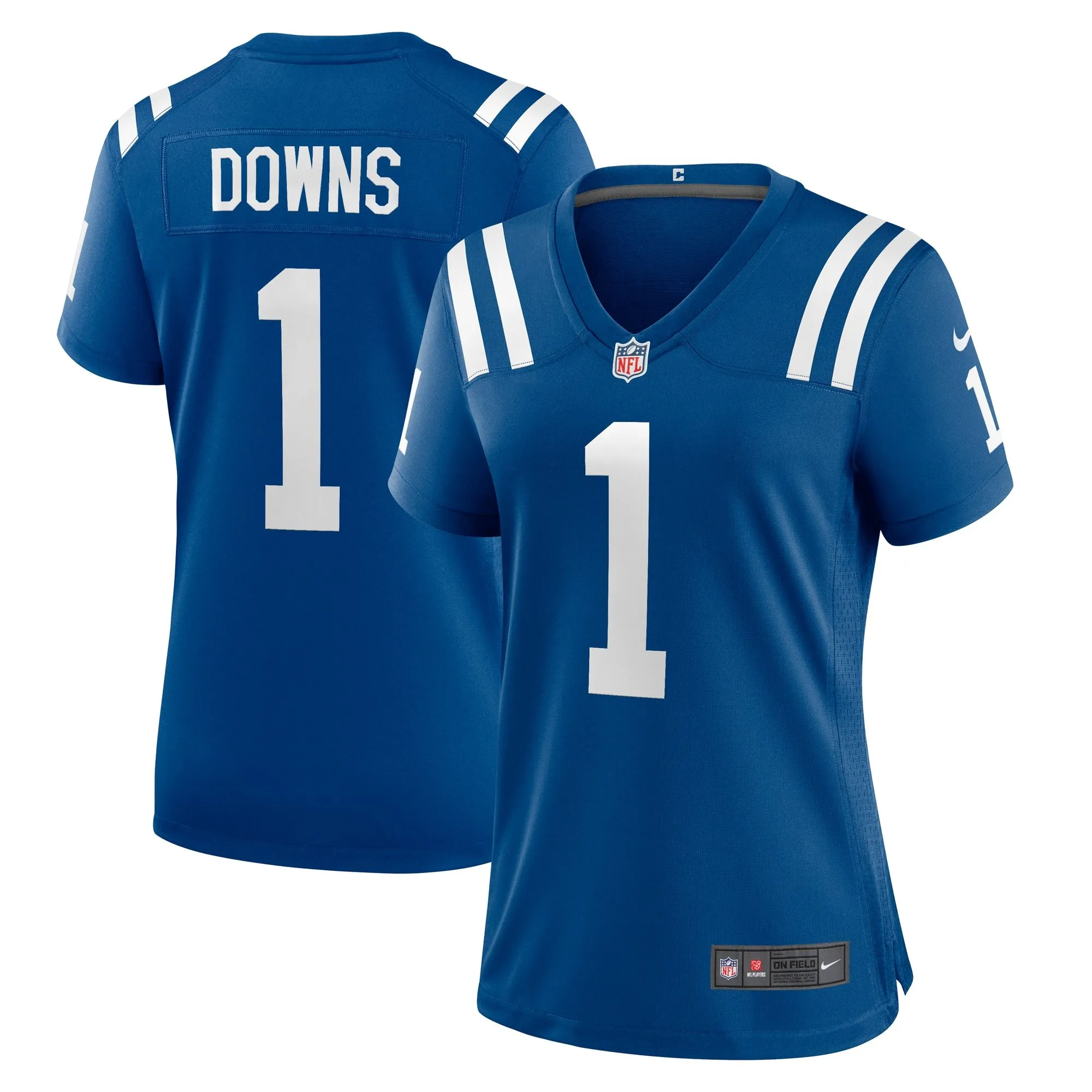 Josh Downs Indianapolis Colts  Women's Team Game Jersey -  Royal