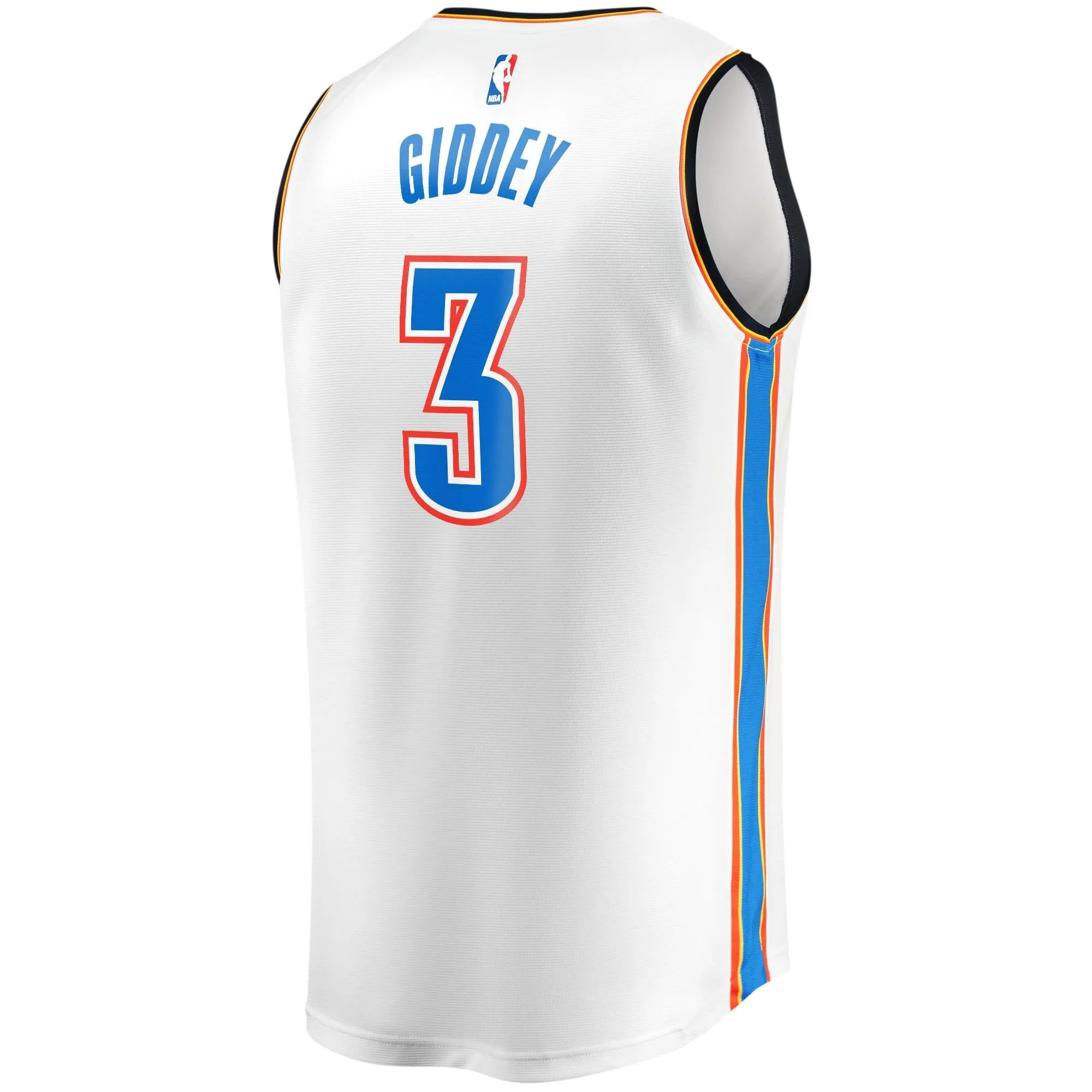 Josh Giddey Oklahoma City Thunder Fanatics Branded Youth Fast Break Player Jersey - Association Edition - White