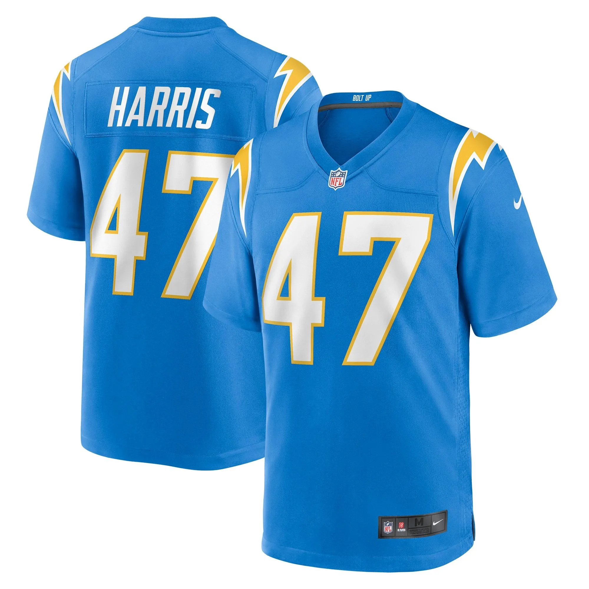 Josh Harris Los Angeles Chargers  Game Jersey - Powder Blue