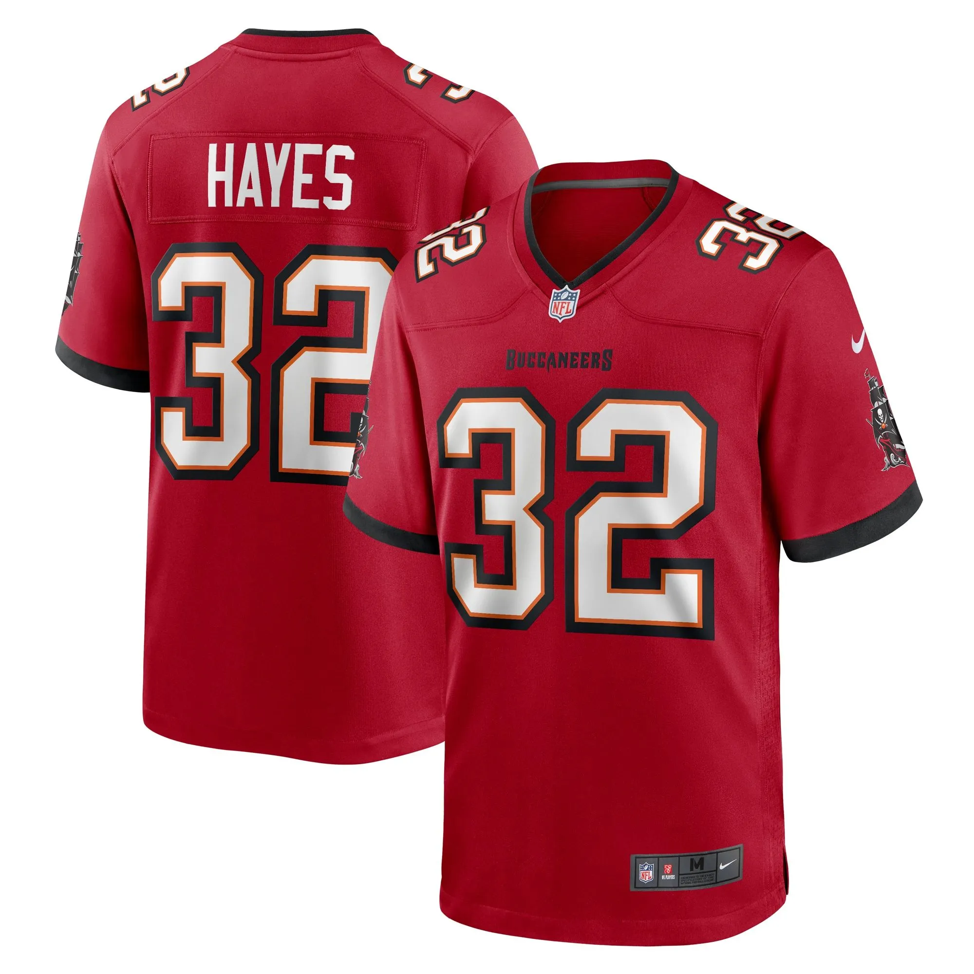 Josh Hayes Tampa Bay Buccaneers   Game Jersey -  Red