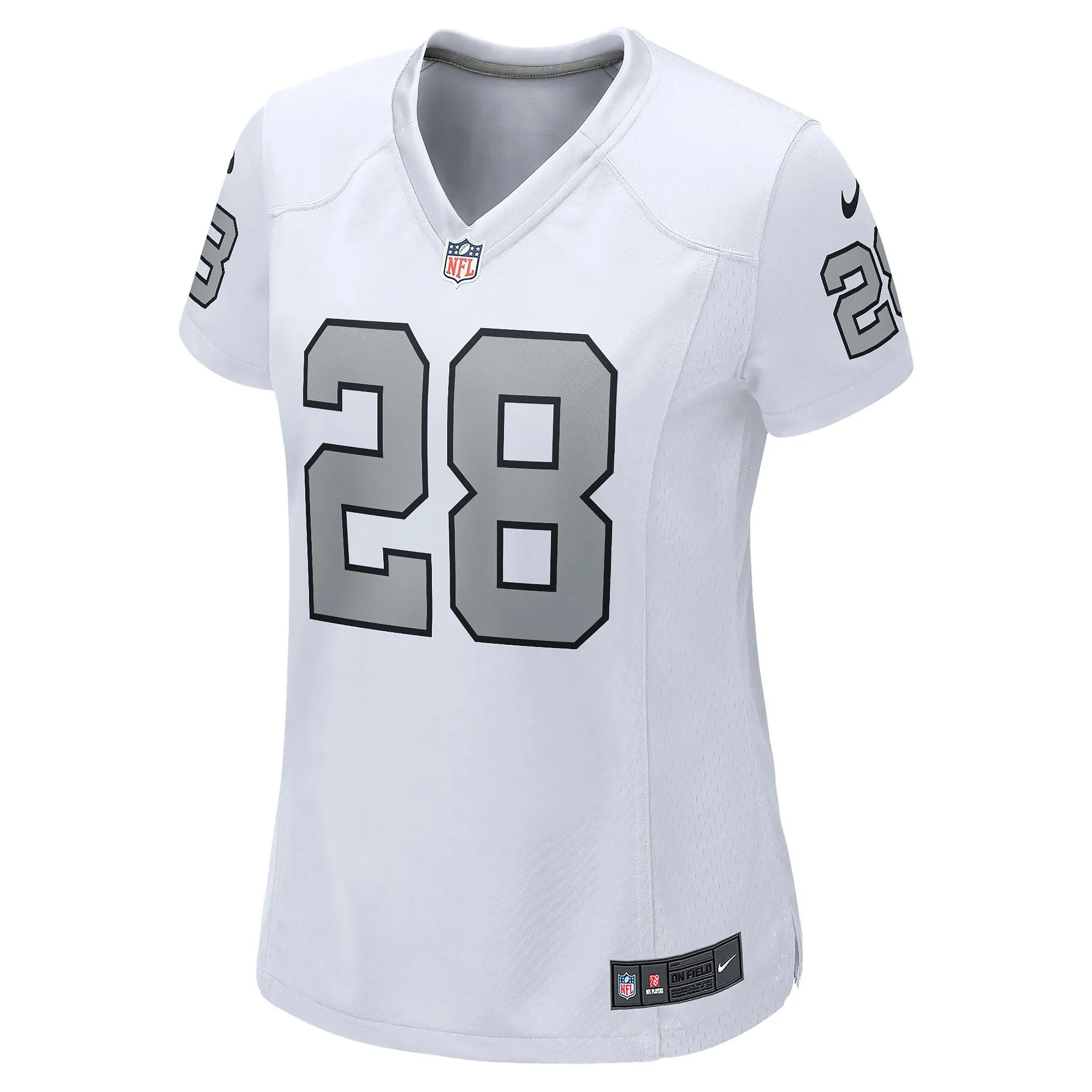 Josh Jacobs Las Vegas Raiders  Women's Alternate Game Player Jersey - White