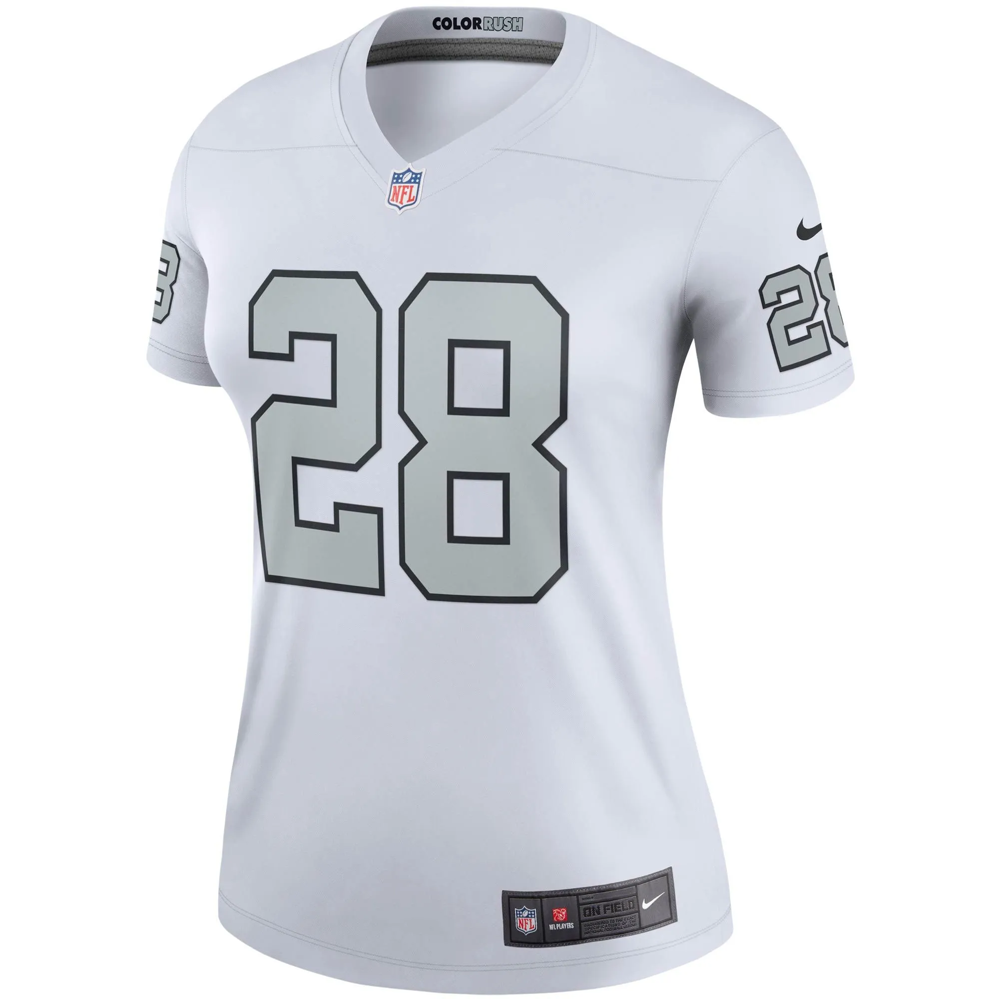 Josh Jacobs Las Vegas Raiders  Women's Color Rush Legend Player Jersey - White