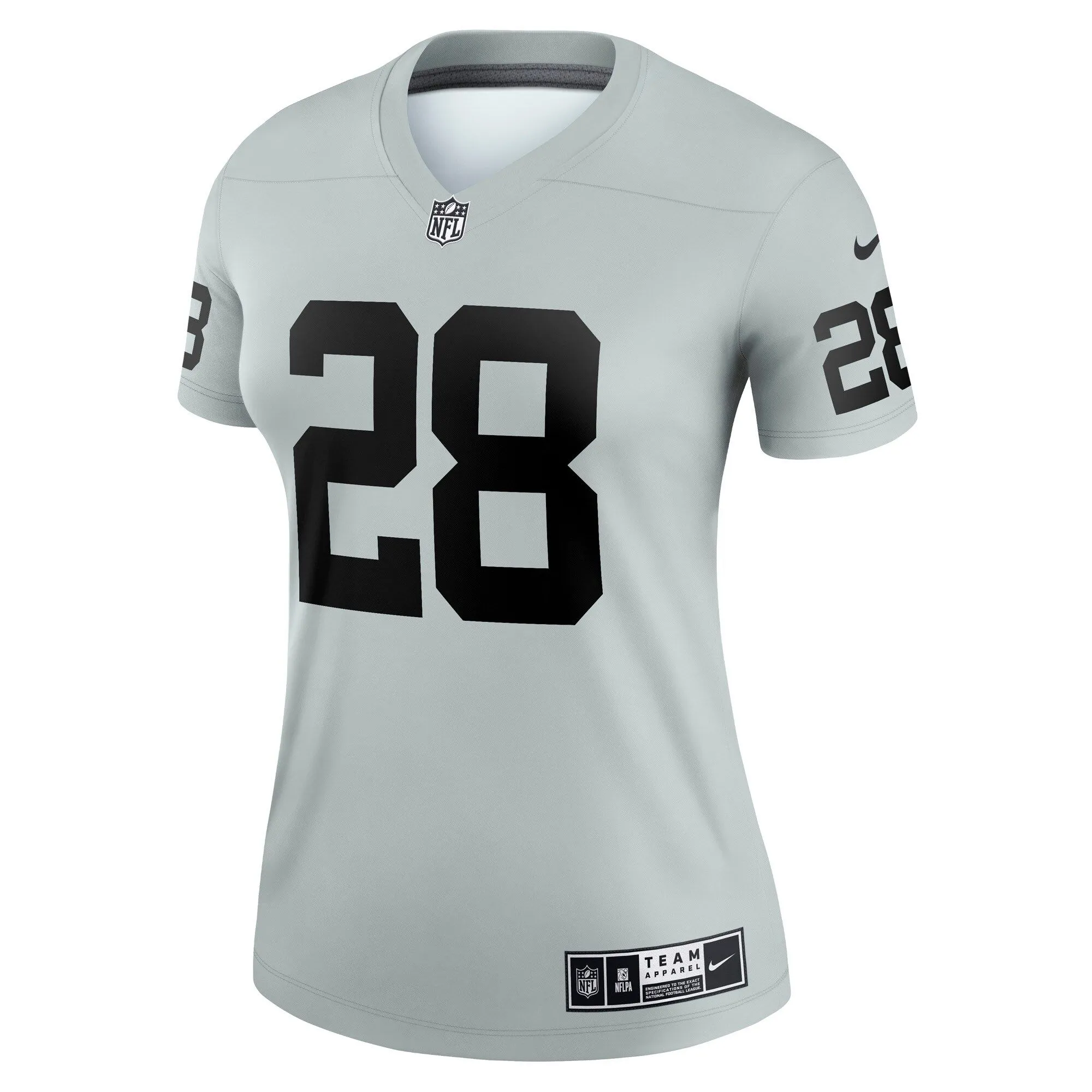 Josh Jacobs Las Vegas Raiders  Women's Inverted Legend Jersey - Silver