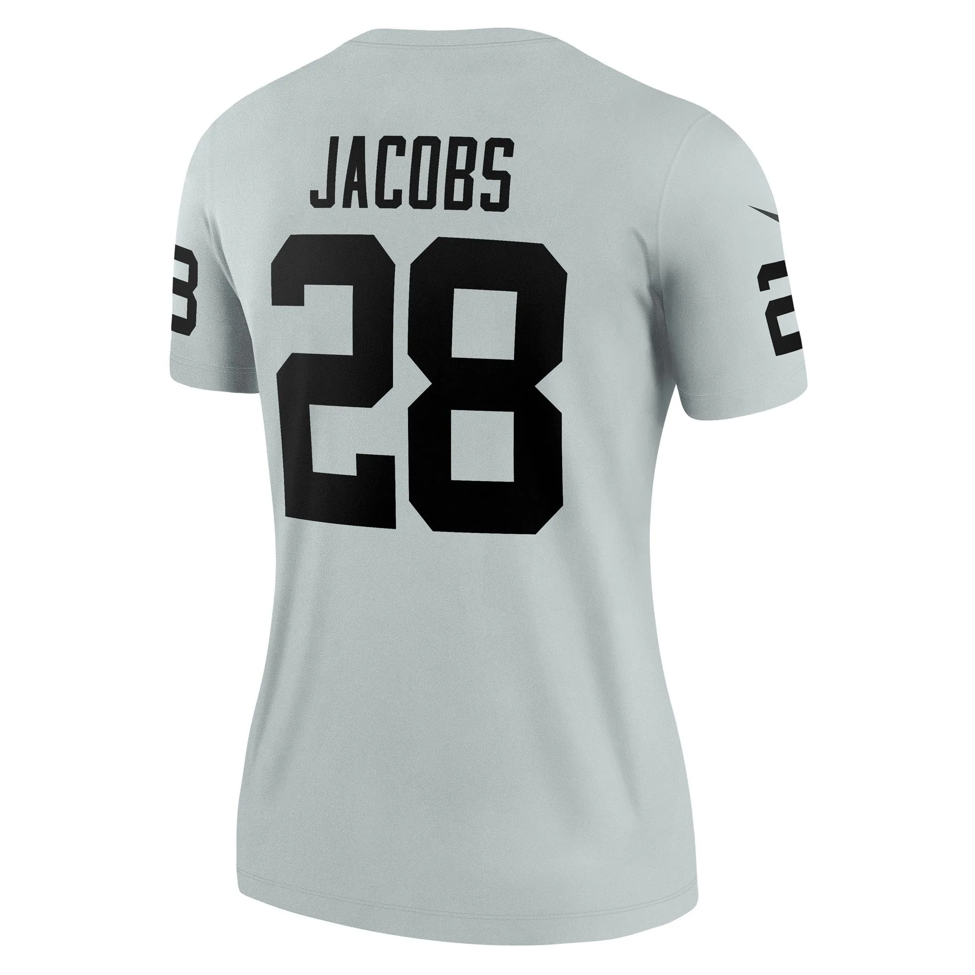 Josh Jacobs Las Vegas Raiders  Women's Inverted Legend Jersey - Silver