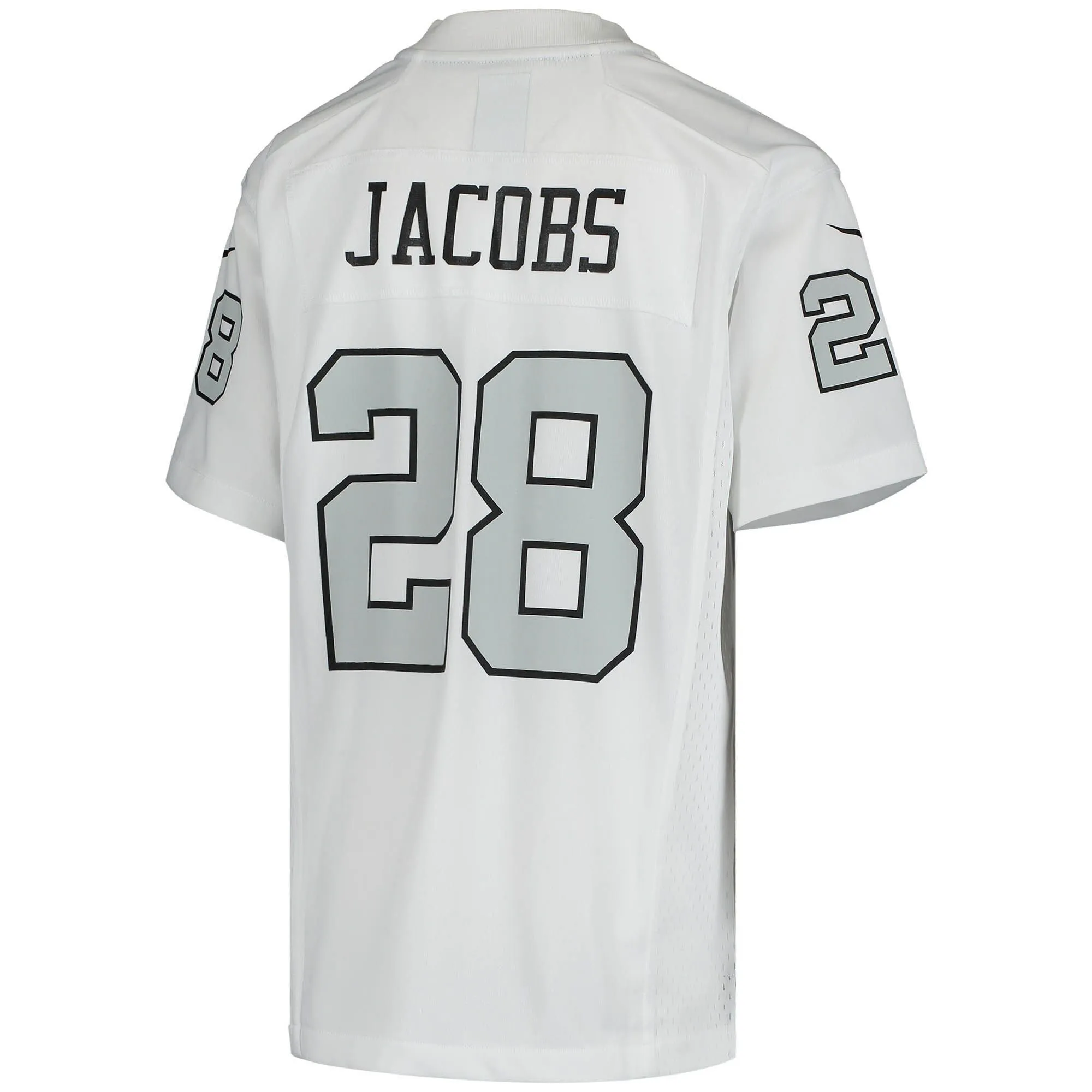 Josh Jacobs Las Vegas Raiders  Youth Color Rush Game Jersey - White