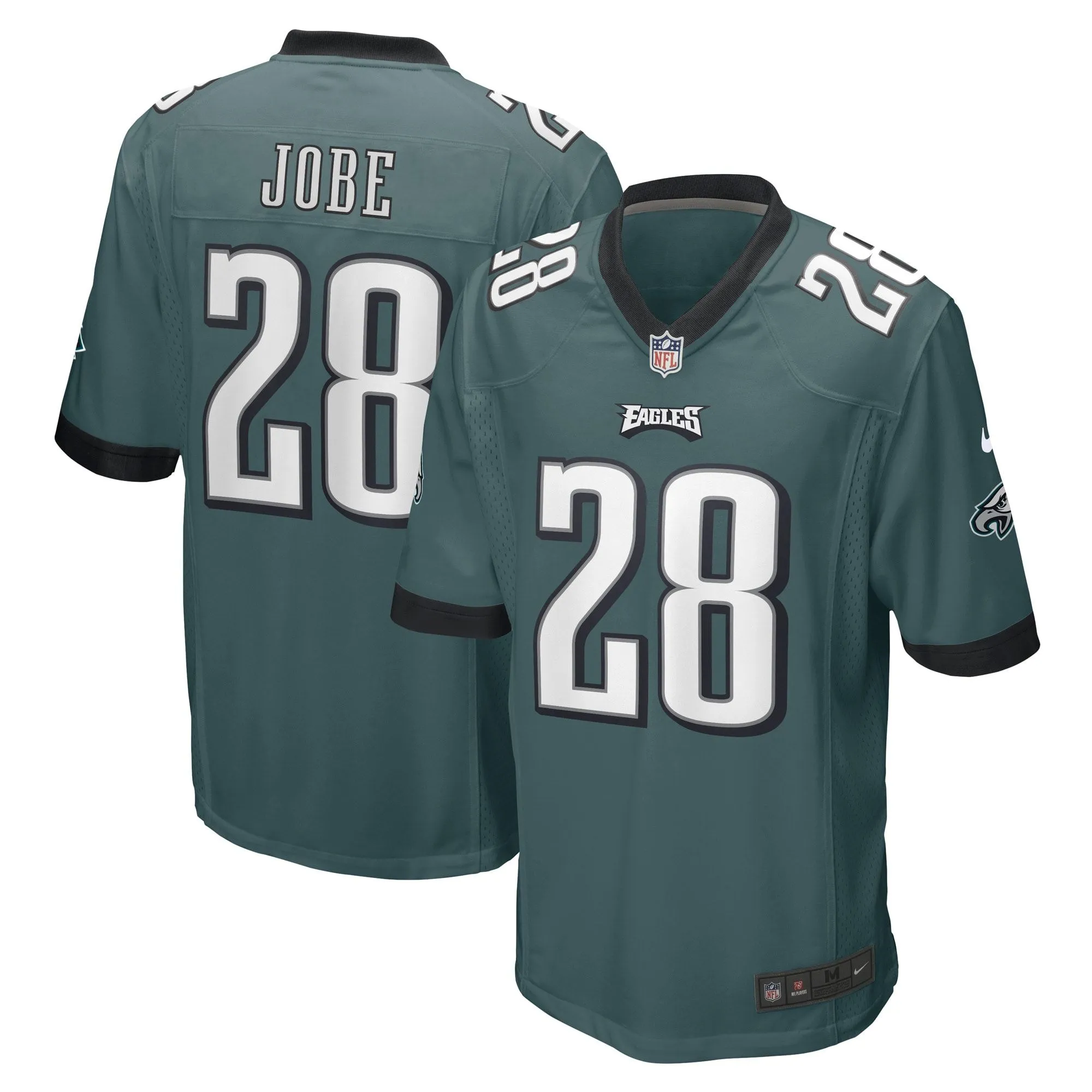 Josh Jobe Philadelphia Eagles  Game Player Jersey - Midnight Green