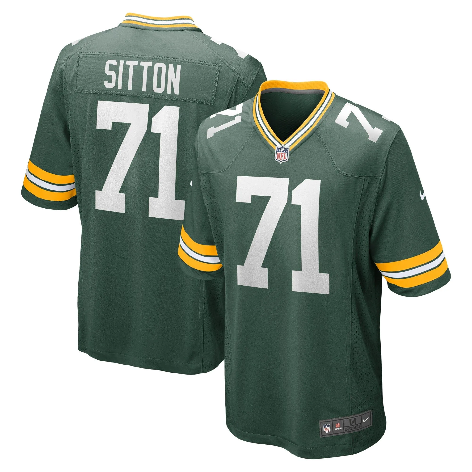 Josh Sitton Green Bay Packers  Retired Game Jersey - Green