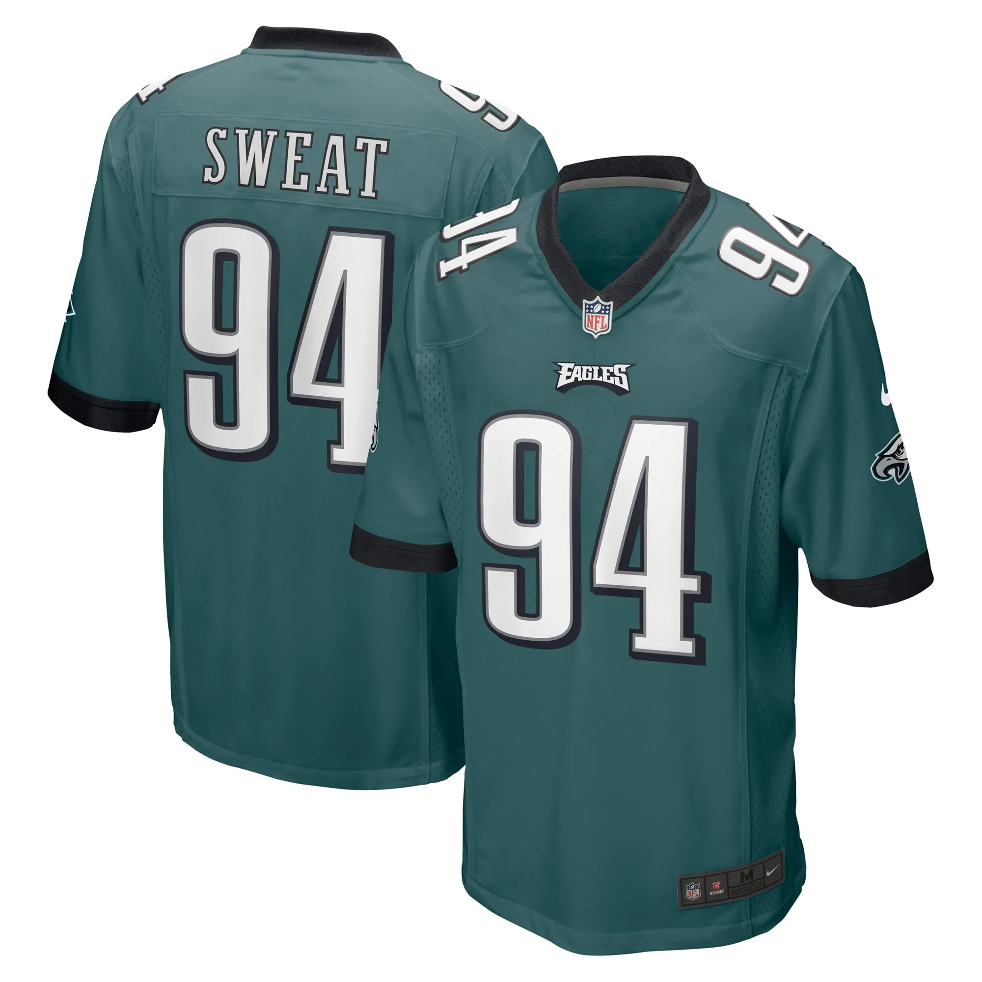 Josh Sweat Philadelphia Eagles  Game Jersey - Midnight Green