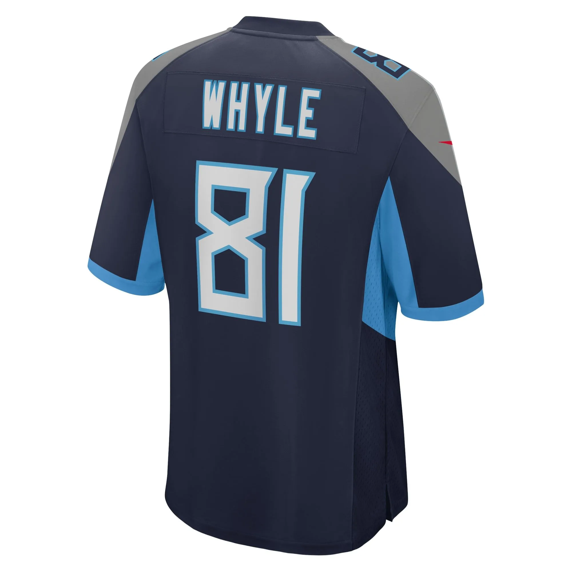 Josh Whyle Tennessee Titans  Team Game Jersey -  Navy