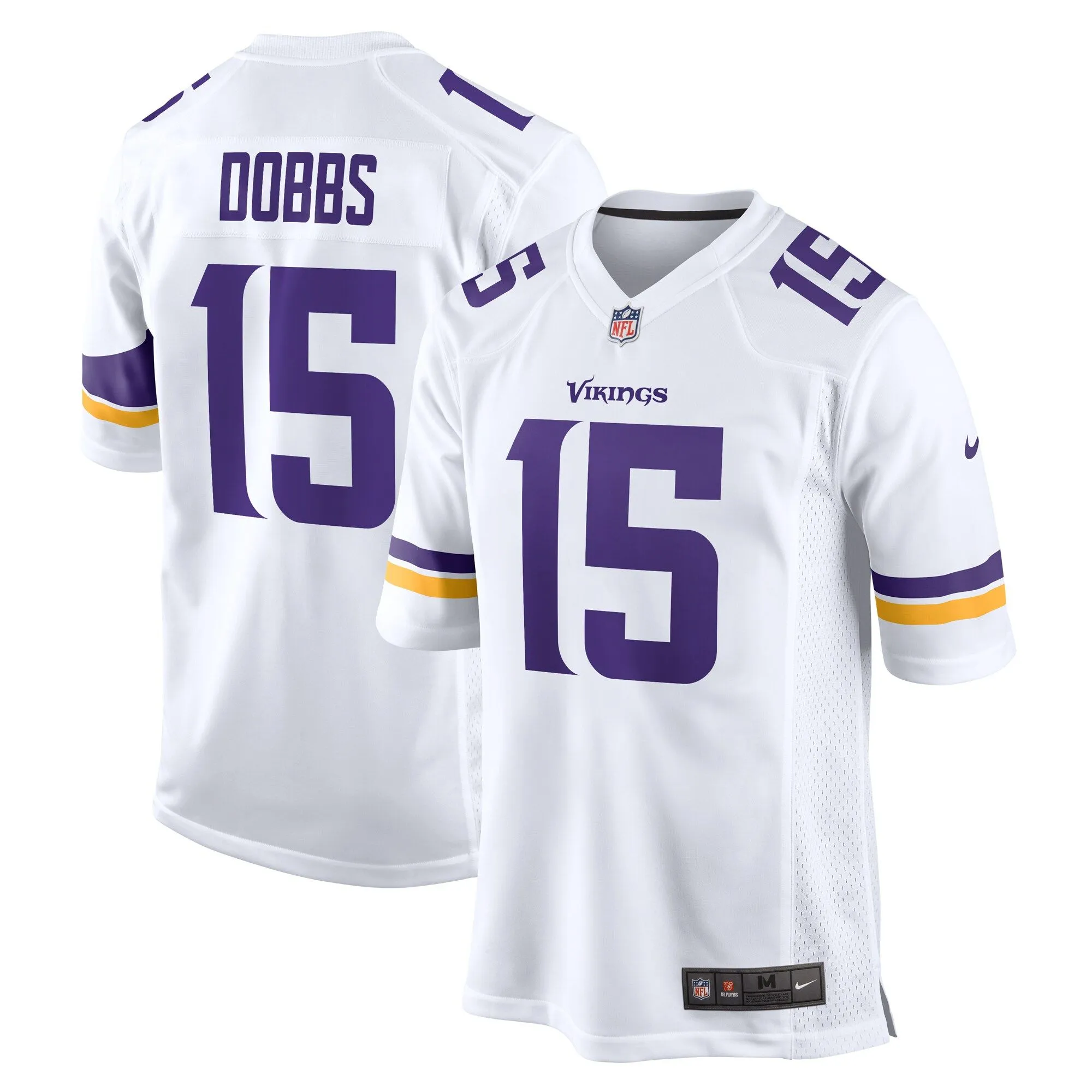 Joshua Dobbs Minnesota Vikings  Game Jersey - White