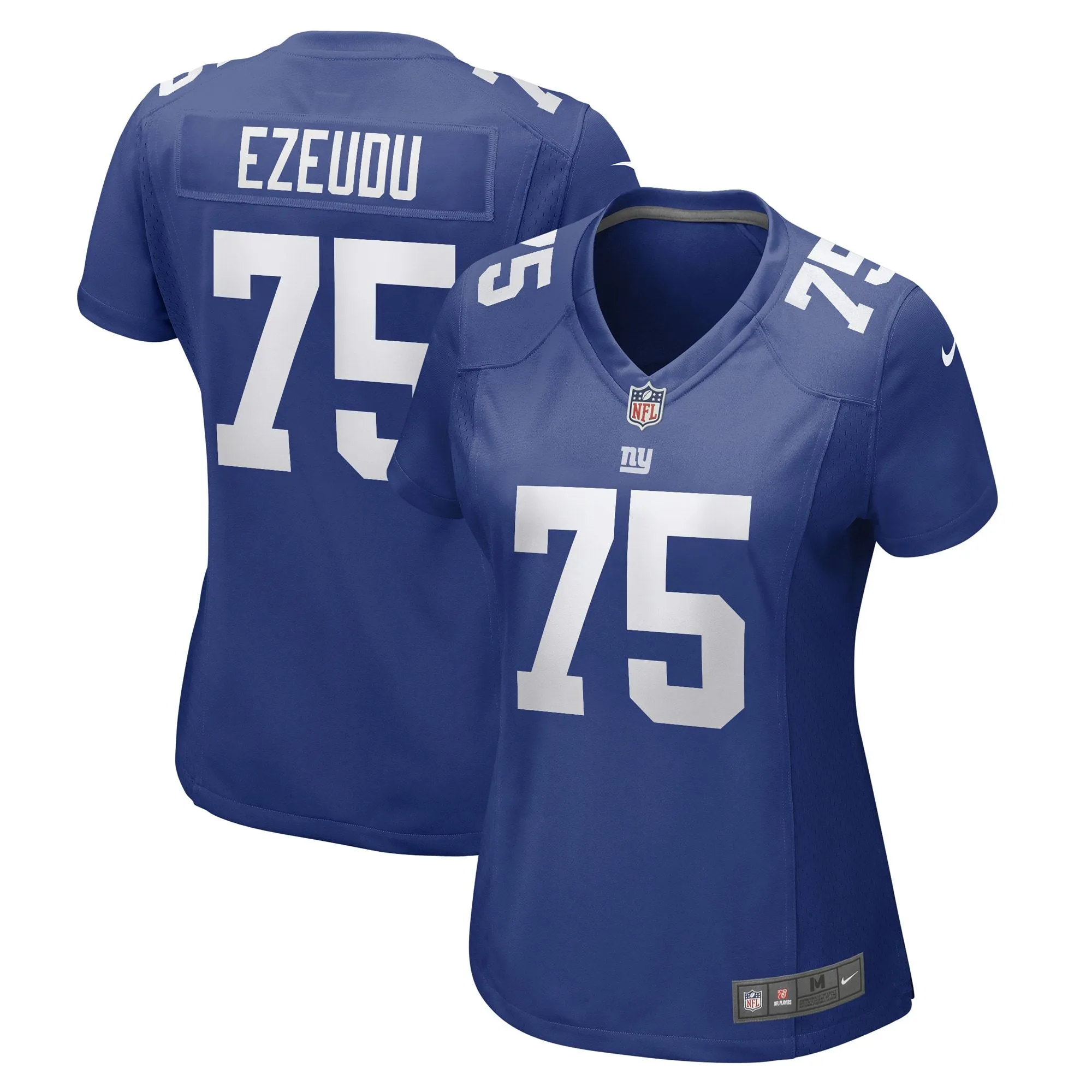 Joshua Ezeudu New York Giants  Women's Game Player Jersey - Royal