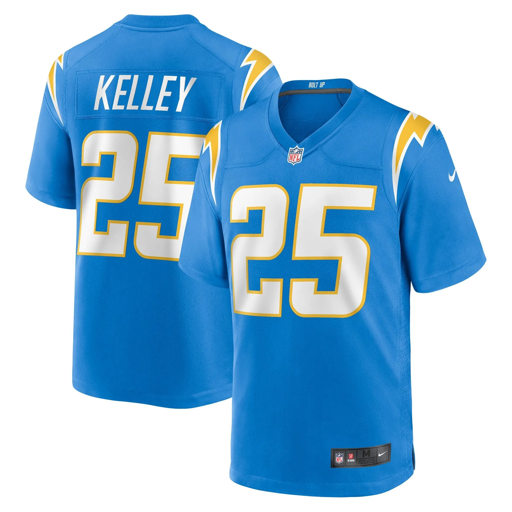 Joshua Kelley Los Angeles Chargers  Game Jersey - Powder Blue