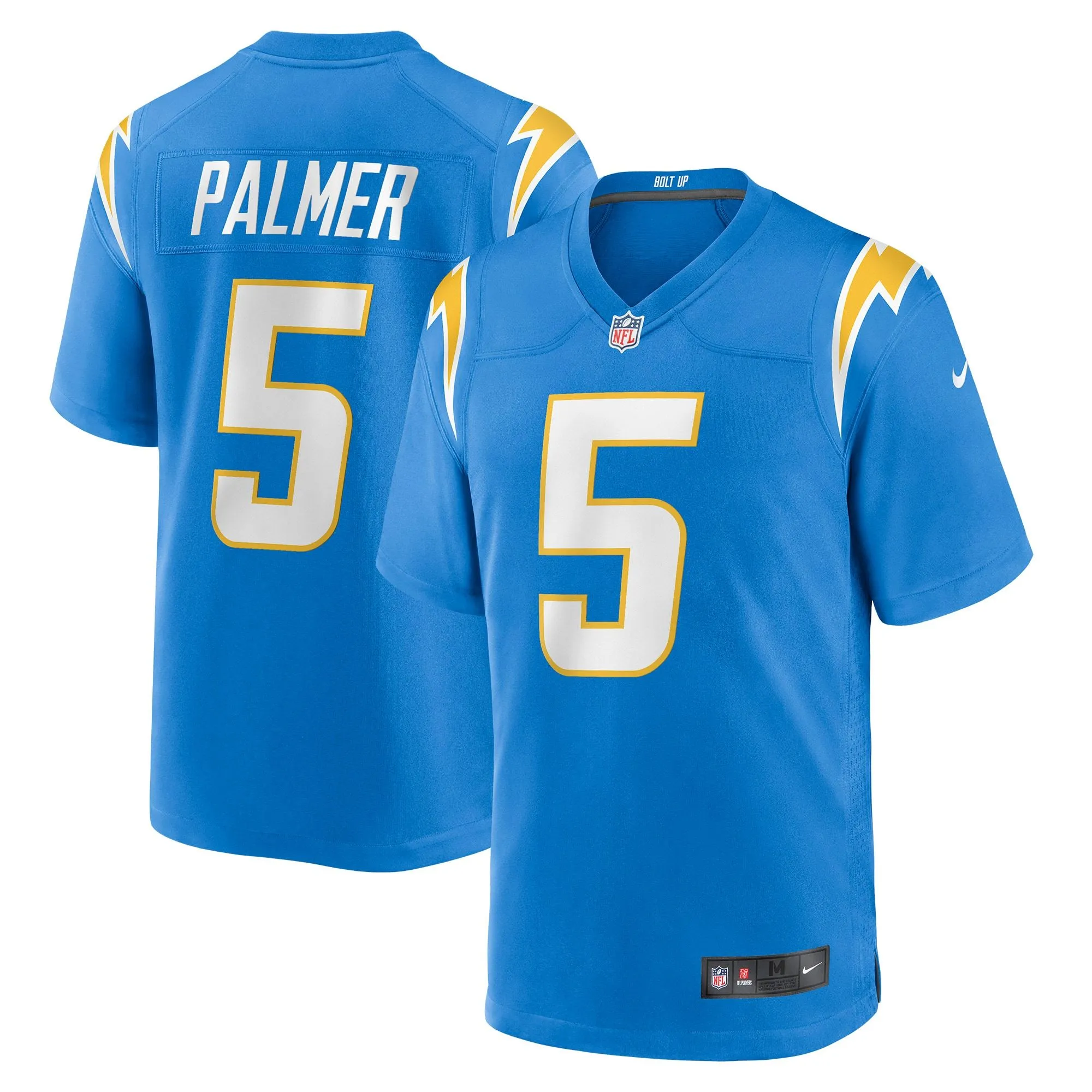 Joshua Palmer Los Angeles Chargers  Game Player Jersey - Powder Blue