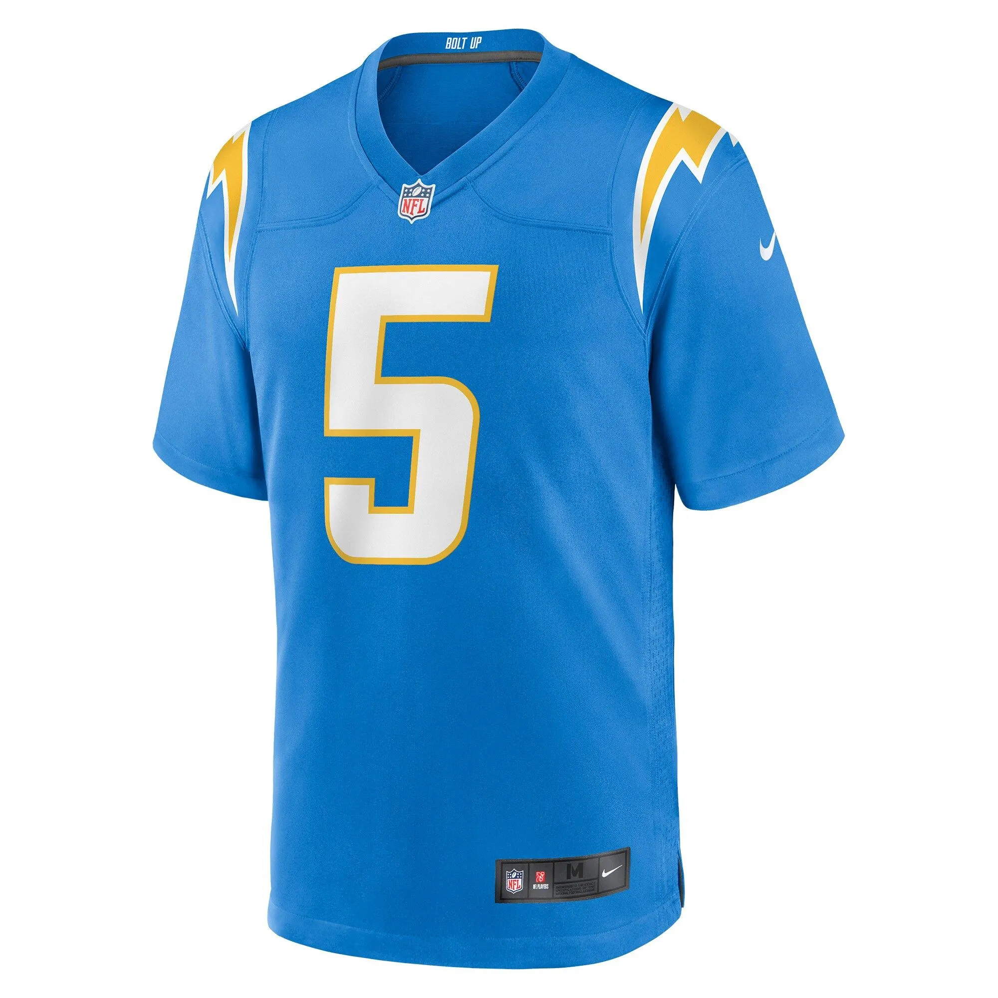 Joshua Palmer Los Angeles Chargers  Game Player Jersey - Powder Blue