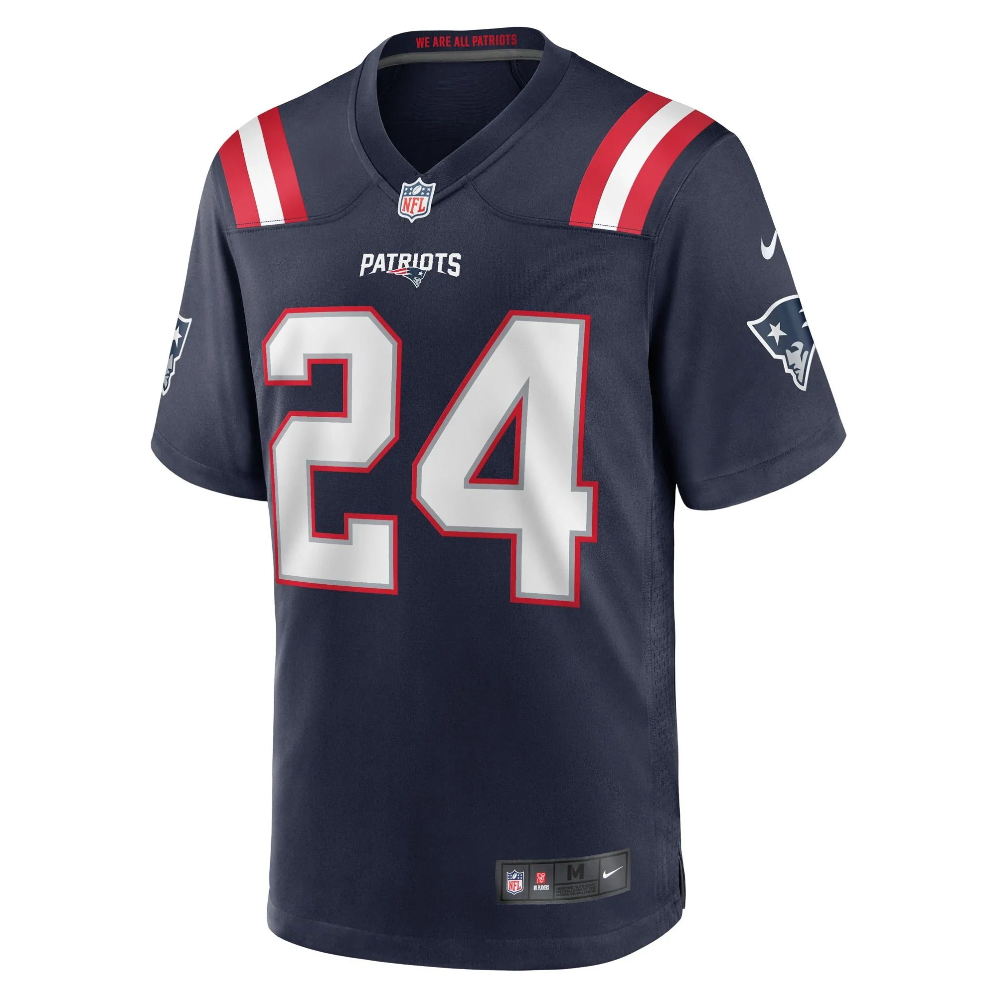 Joshuah Bledsoe New England Patriots  Game Player Jersey - Navy