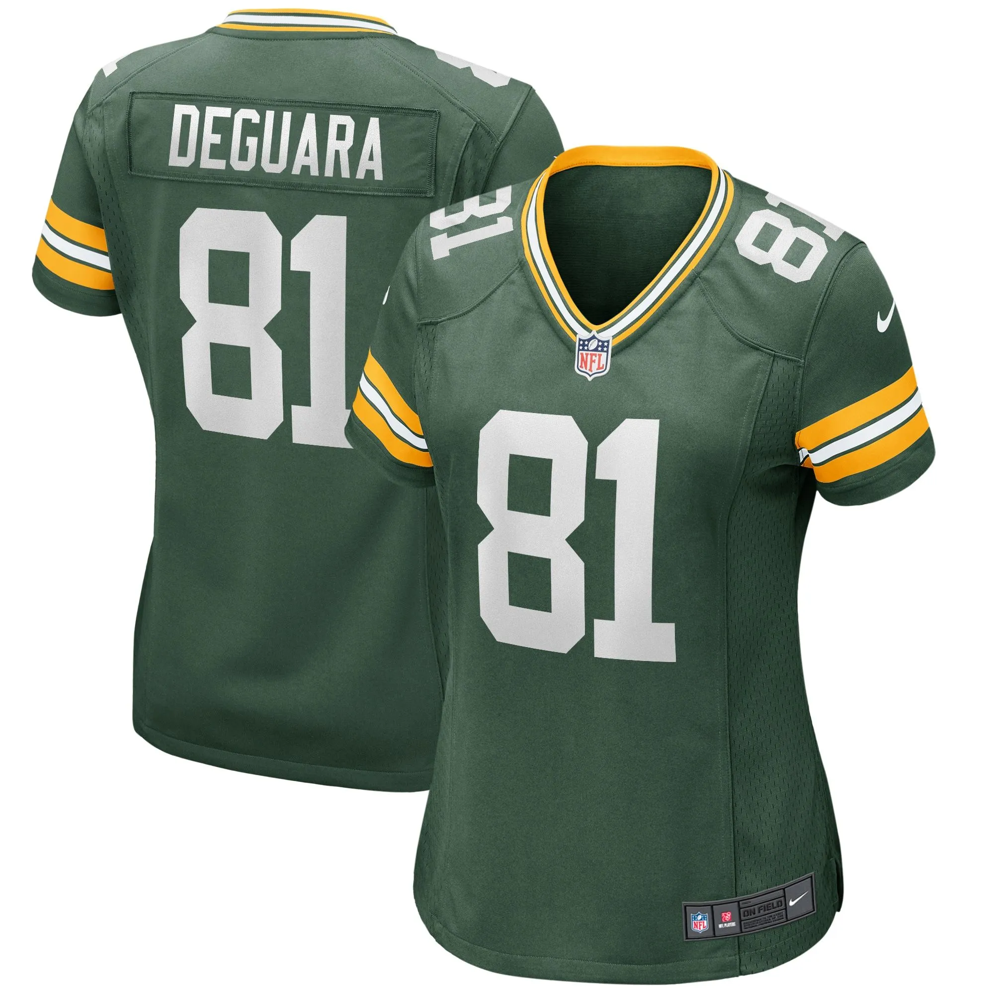 Josiah Deguara Green Bay Packers  Women's Game Jersey - Green