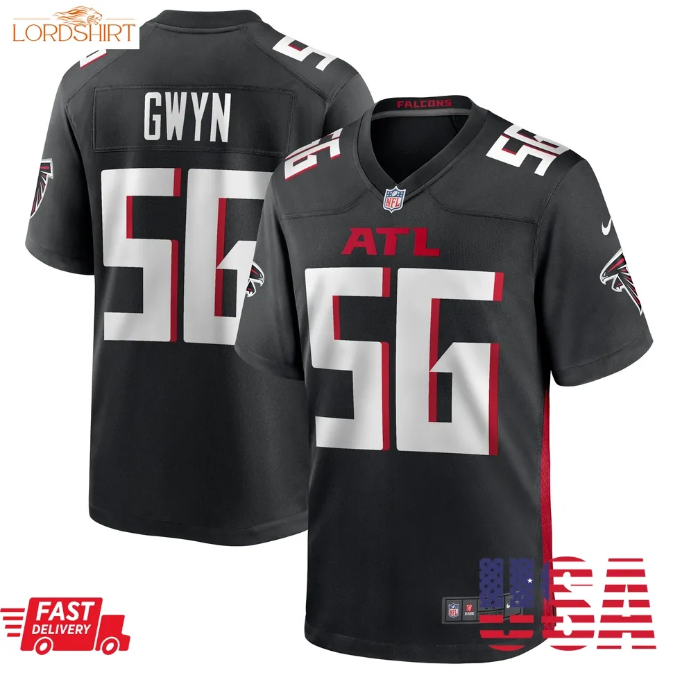 Jovaughn Gwyn Atlanta Falcons  Team Game Jersey    Black