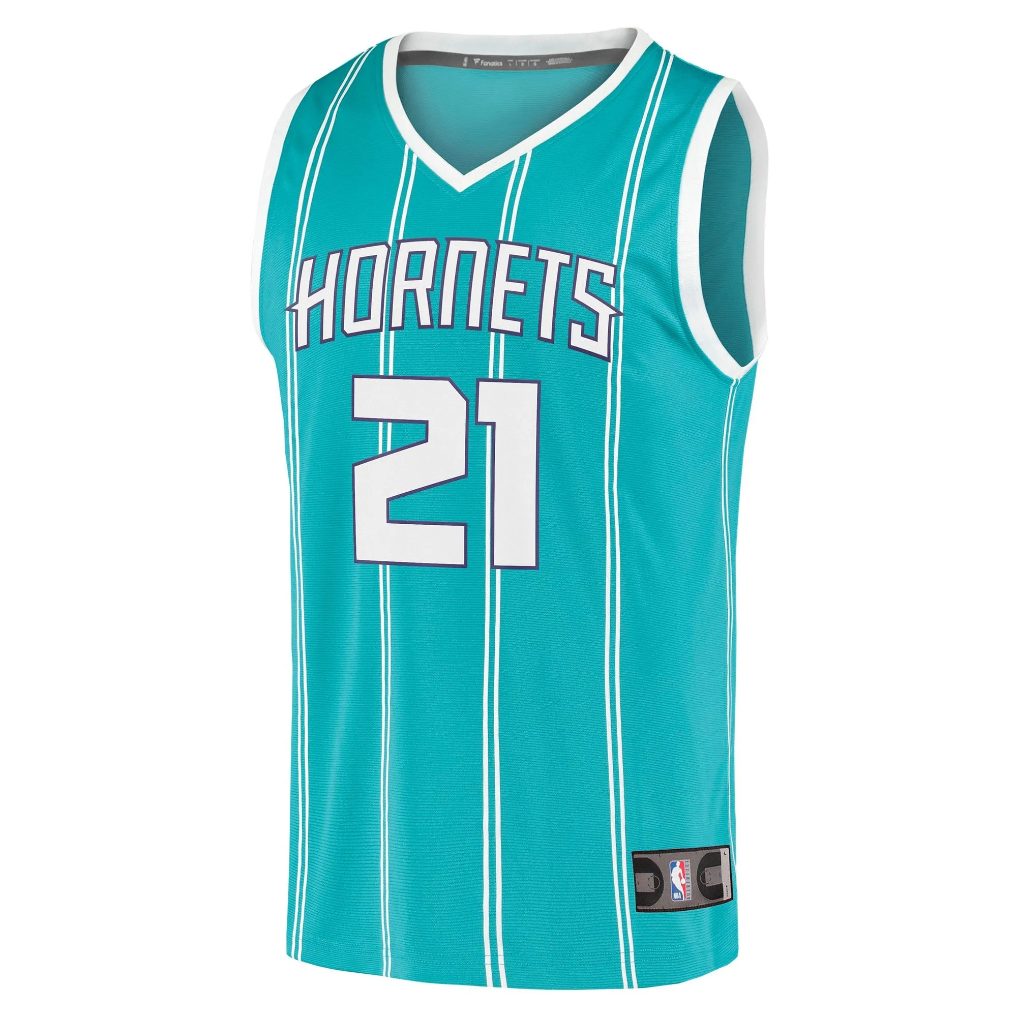 JT Thor Charlotte Hornets Fanatics Branded Fast Break Replica Jersey - Icon Edition - Teal