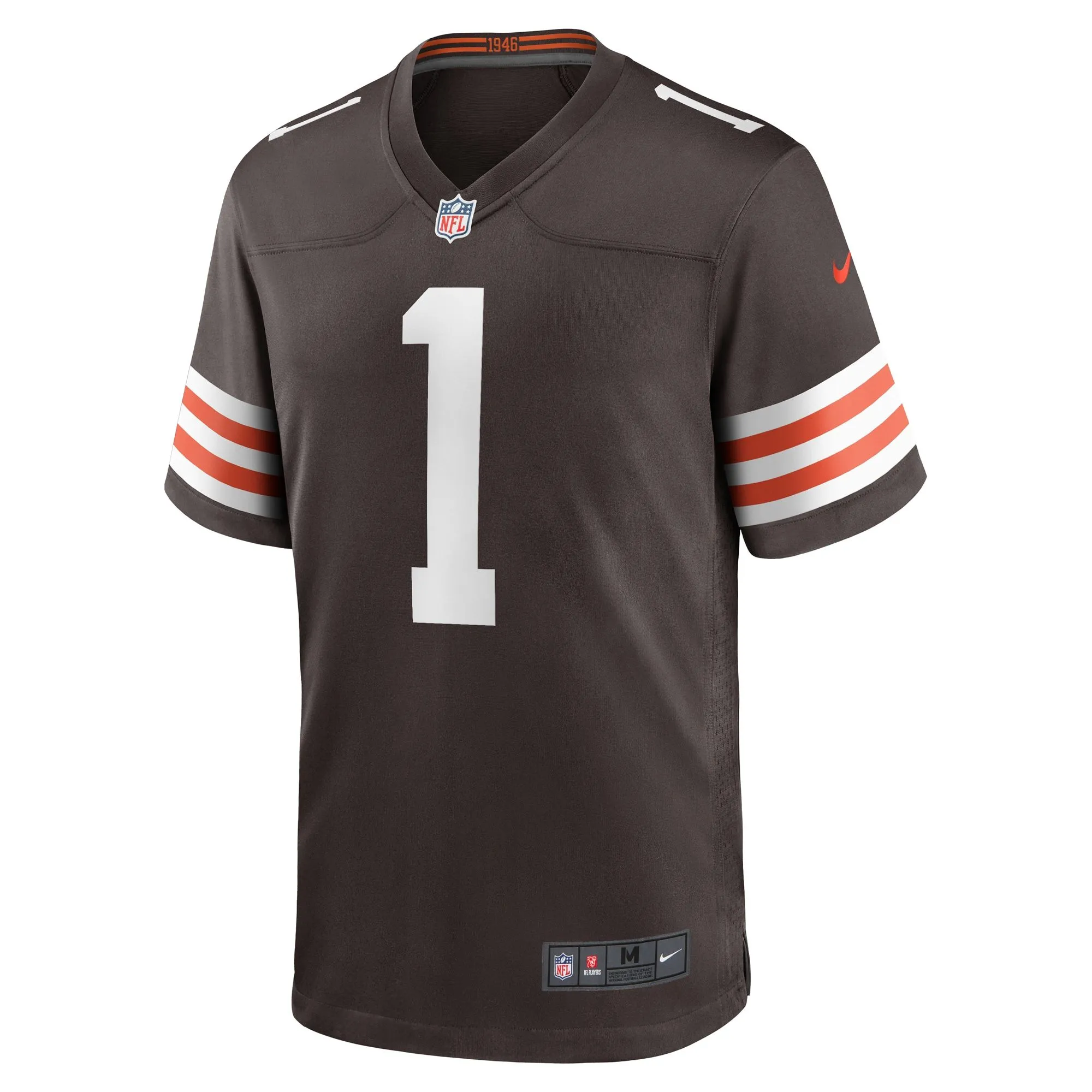 Juan Thornhill Cleveland Browns  Game Player Jersey - Brown