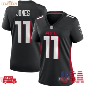 Julio Jones Atlanta Falcons  Women's Game Jersey   Black