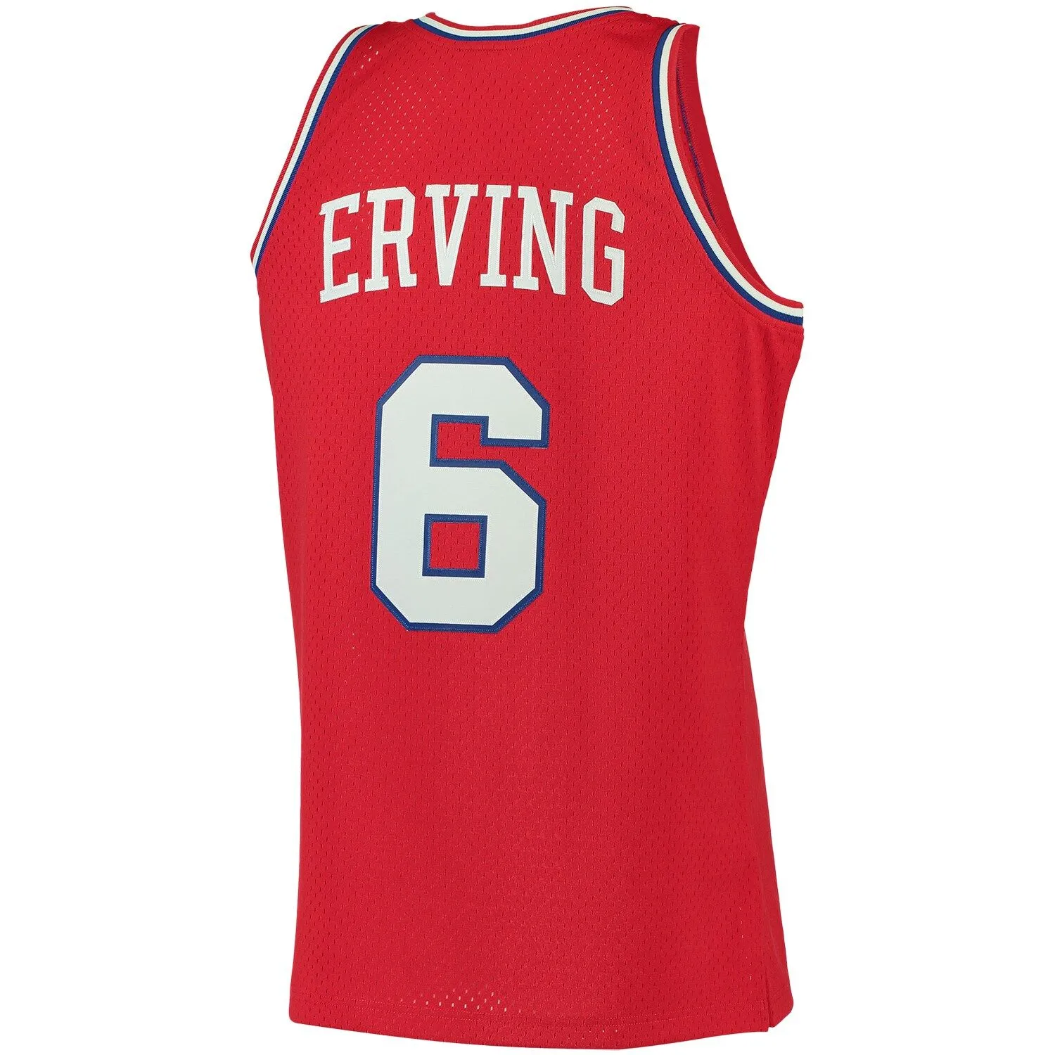 Julius Erving Philadelphia 76ers Mitchell & Ness 1982/83 Big & Tall Hardwood Classics Swingman Jersey - Red