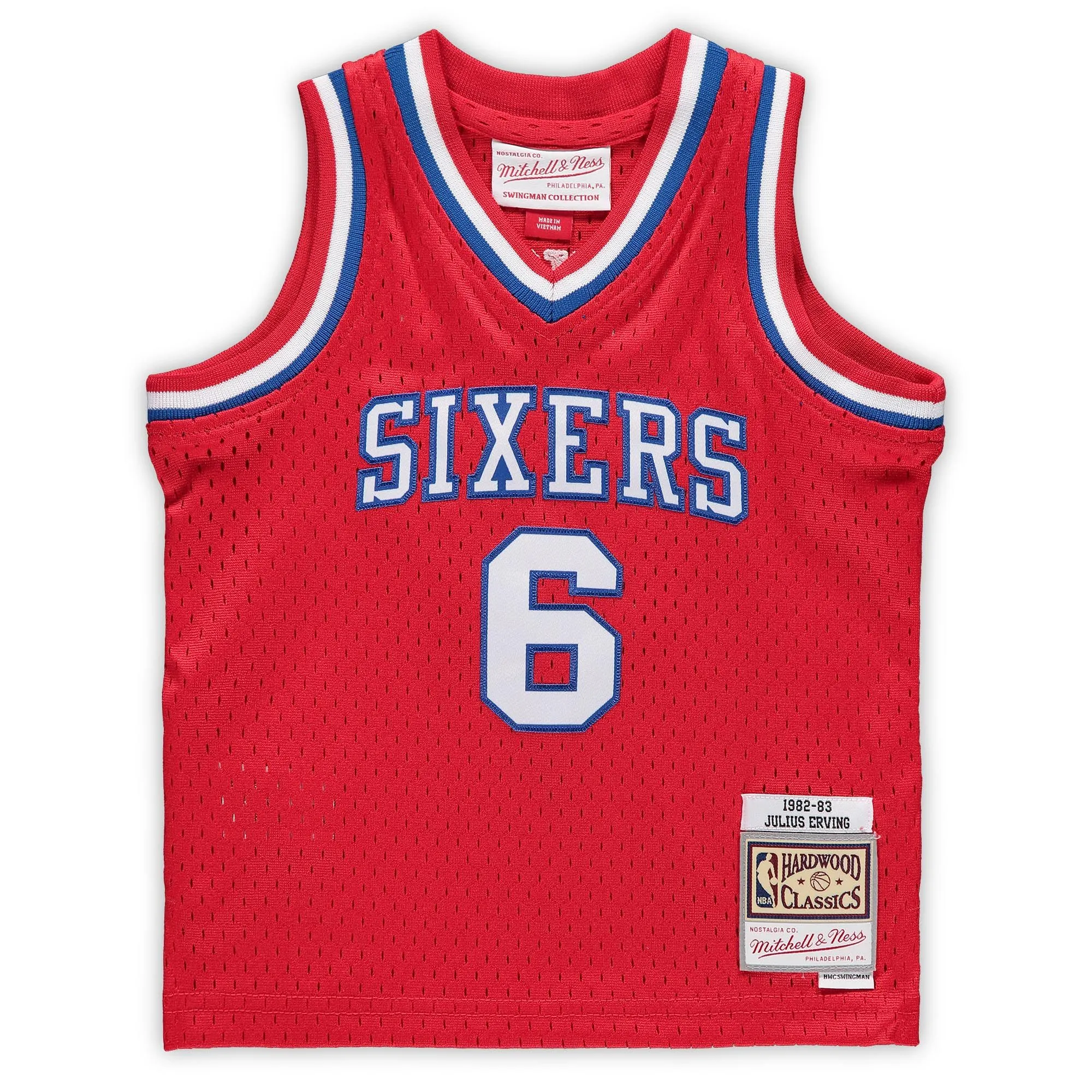 Julius Erving Philadelphia 76ers Mitchell & Ness Infant 1982/83 Hardwood Classics Retired Player Jersey - Red