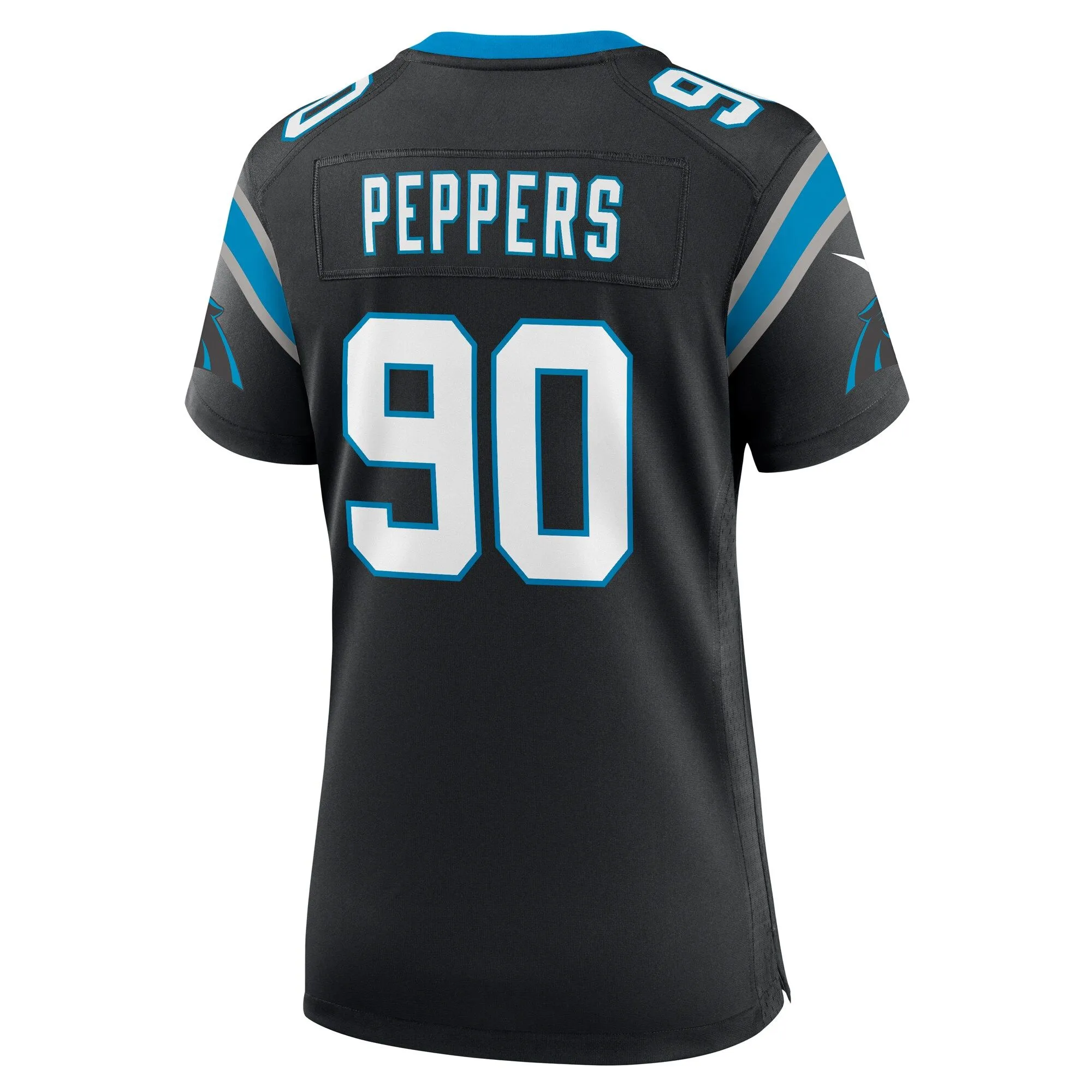 Julius Peppers Carolina Panthers  Women's Retired Player Game Jersey - Black