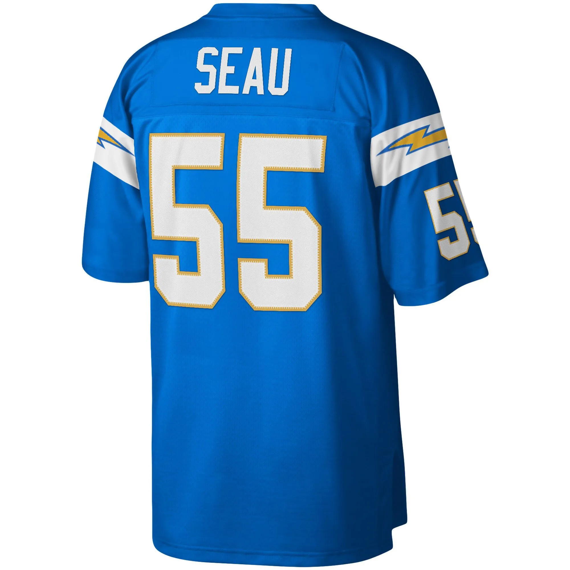 Junior Seau Los Angeles Chargers Mitchell & Ness Big & Tall 2002 Retired Player Replica Jersey - Powder Blue