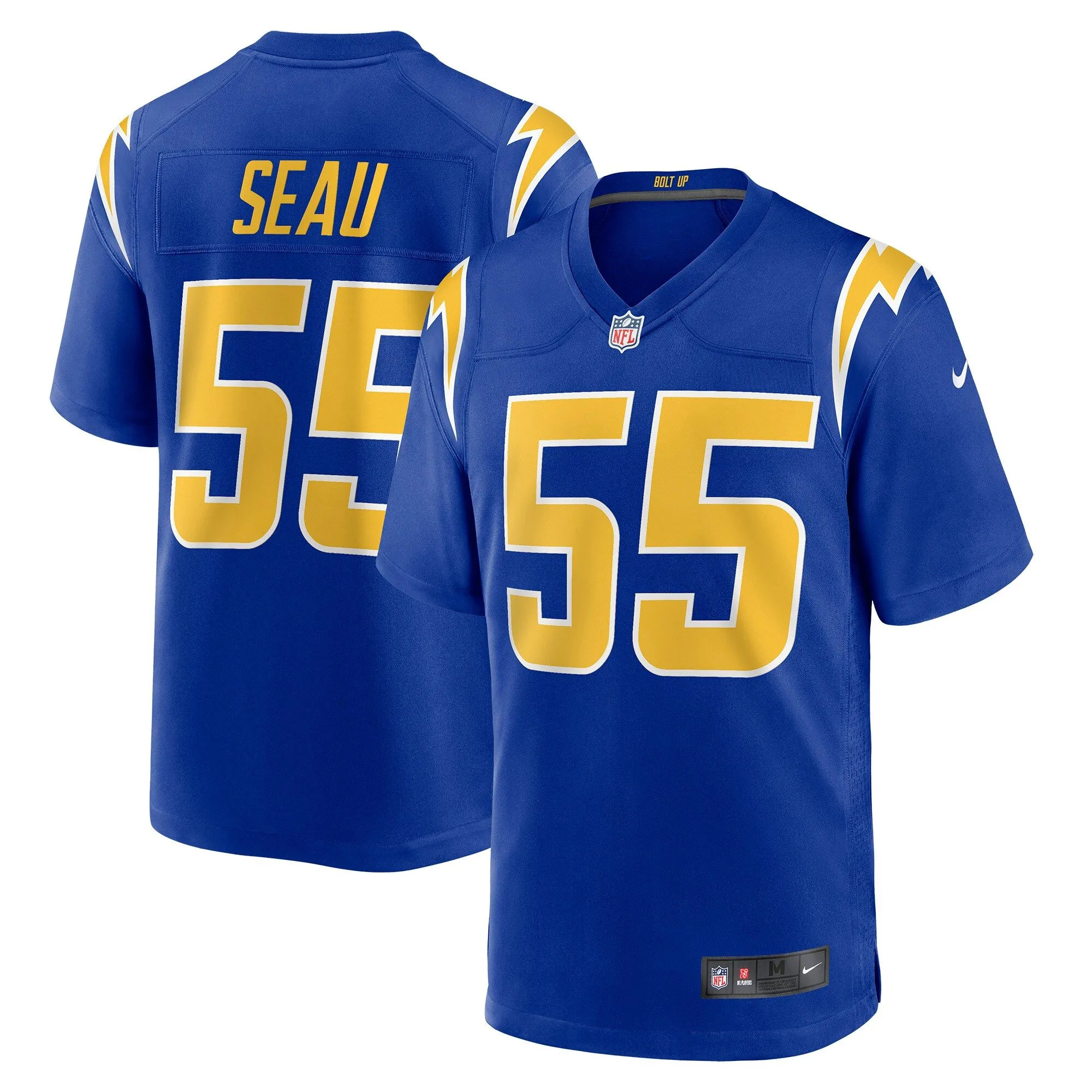 Junior Seau Los Angeles Chargers  Retired Player Alternate Game Jersey - Royal