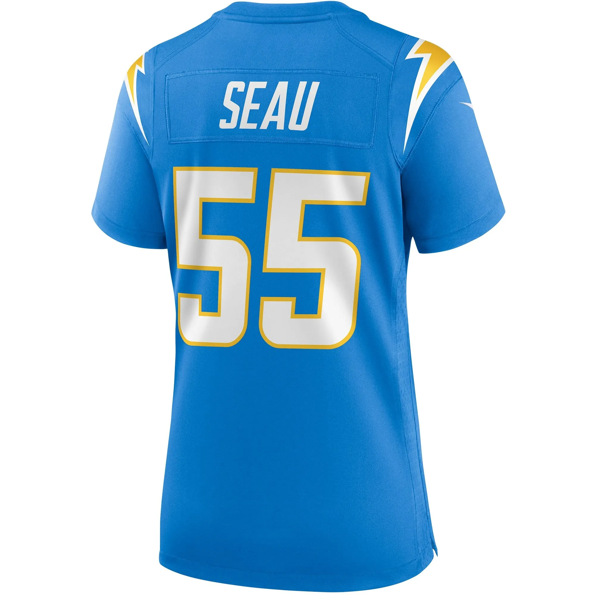 Junior Seau Los Angeles Chargers  Women's Game Retired Player Jersey - Powder Blue