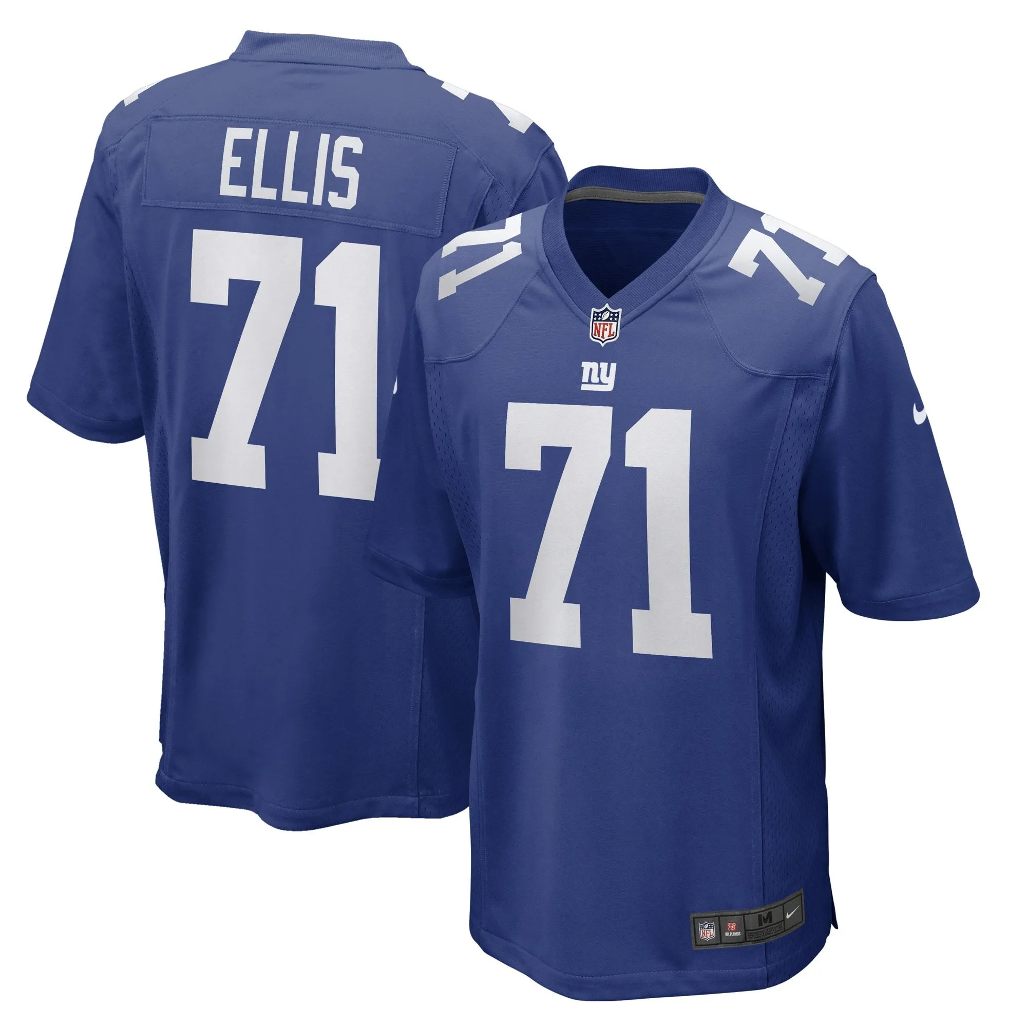 Justin Ellis New York Giants  Game Player Jersey - Royal