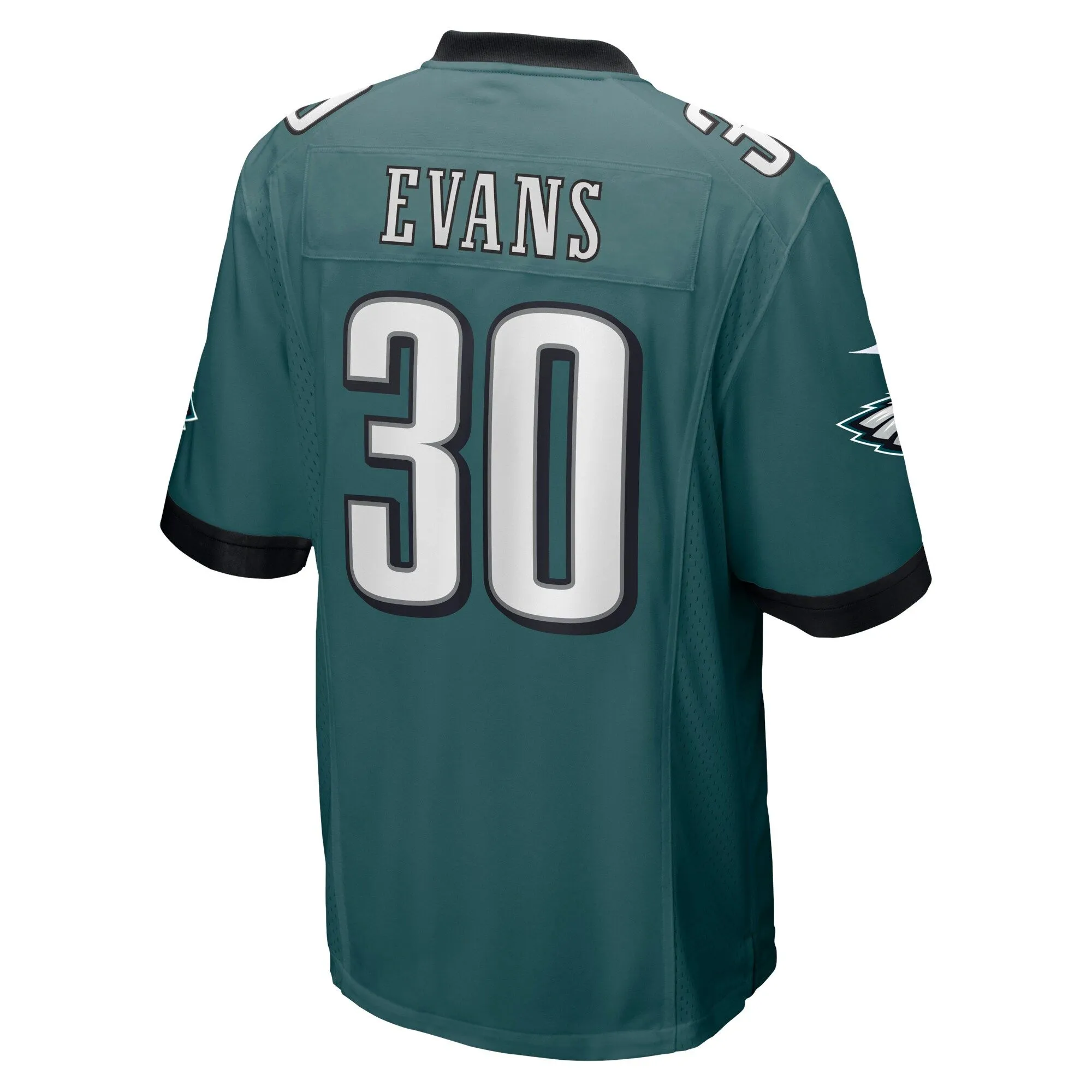 Justin Evans Philadelphia Eagles  Game Player Jersey - Midnight Green