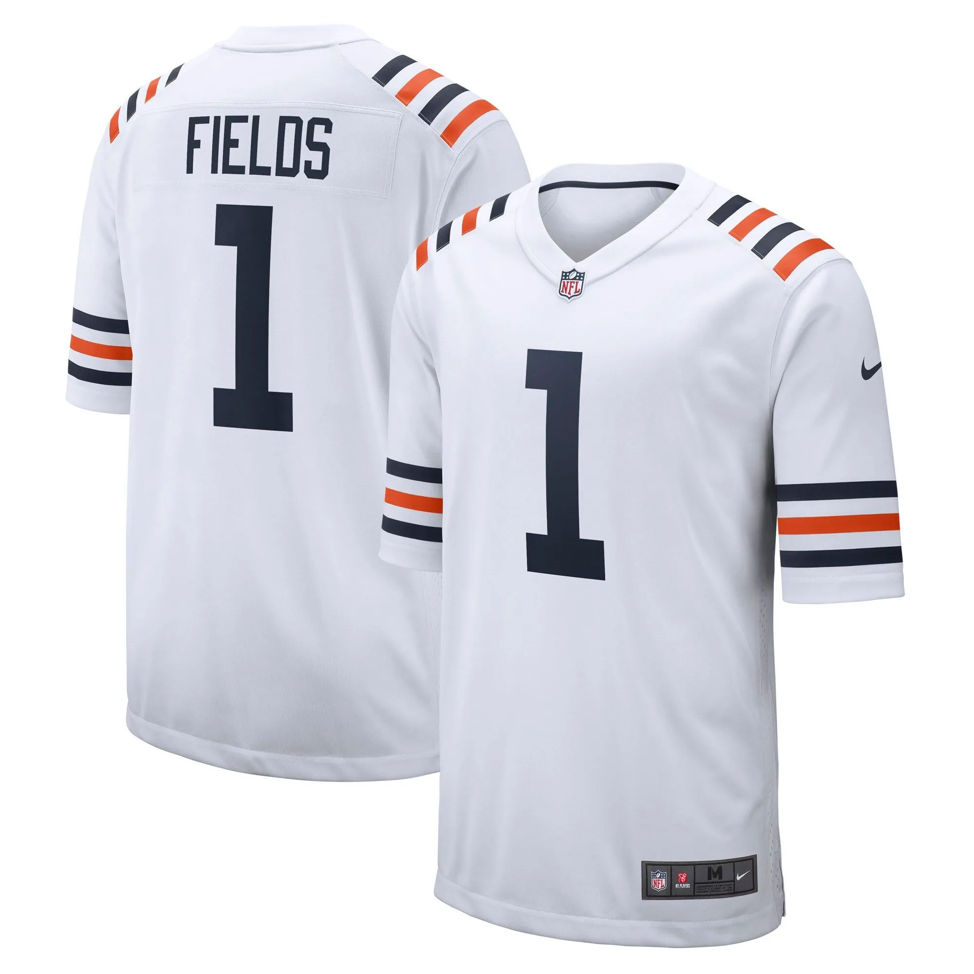 Justin Fields Chicago Bears  2021 NFL Draft First Round Pick Alternate Classic Game Jersey - White