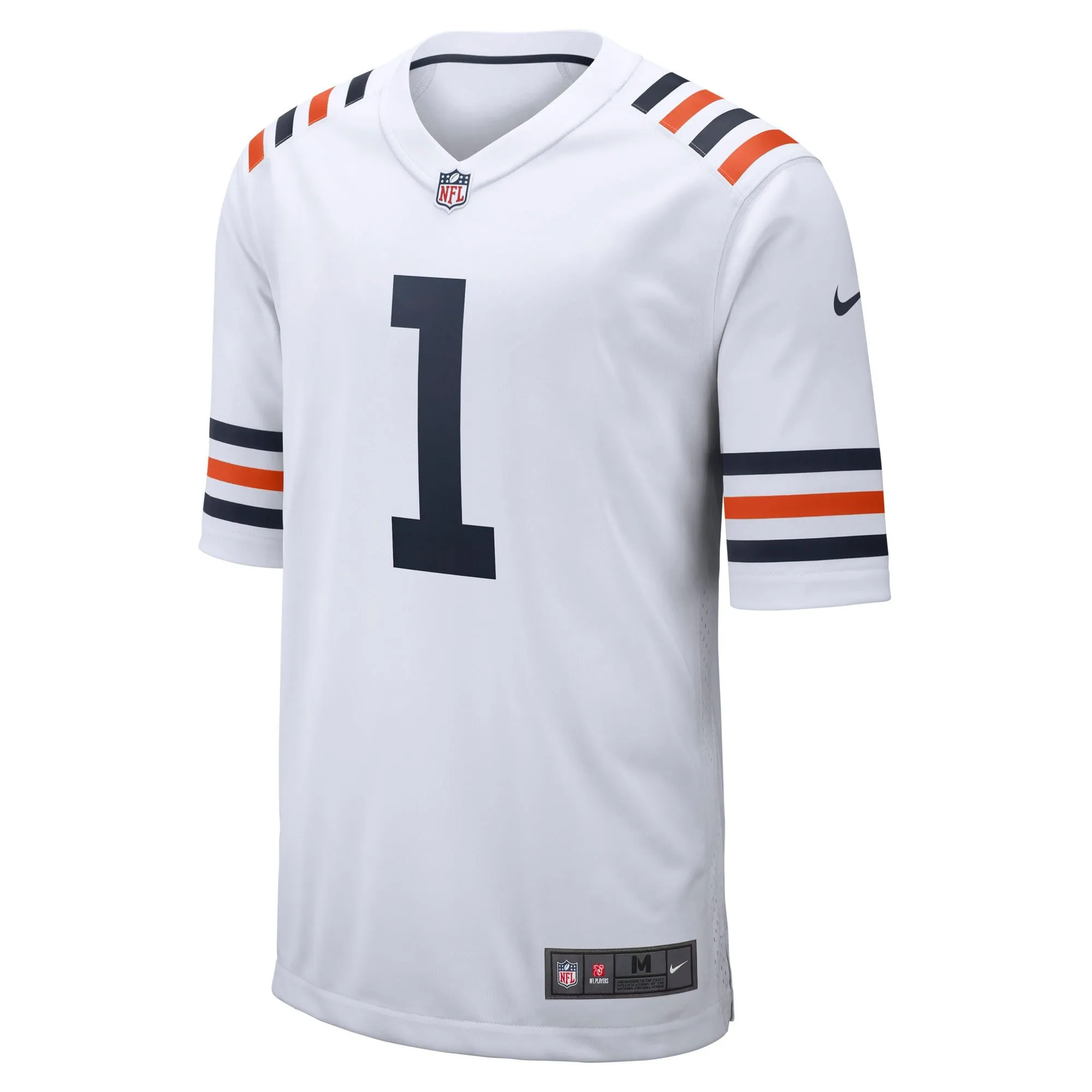 Justin Fields Chicago Bears  2021 NFL Draft First Round Pick Alternate Classic Game Jersey - White