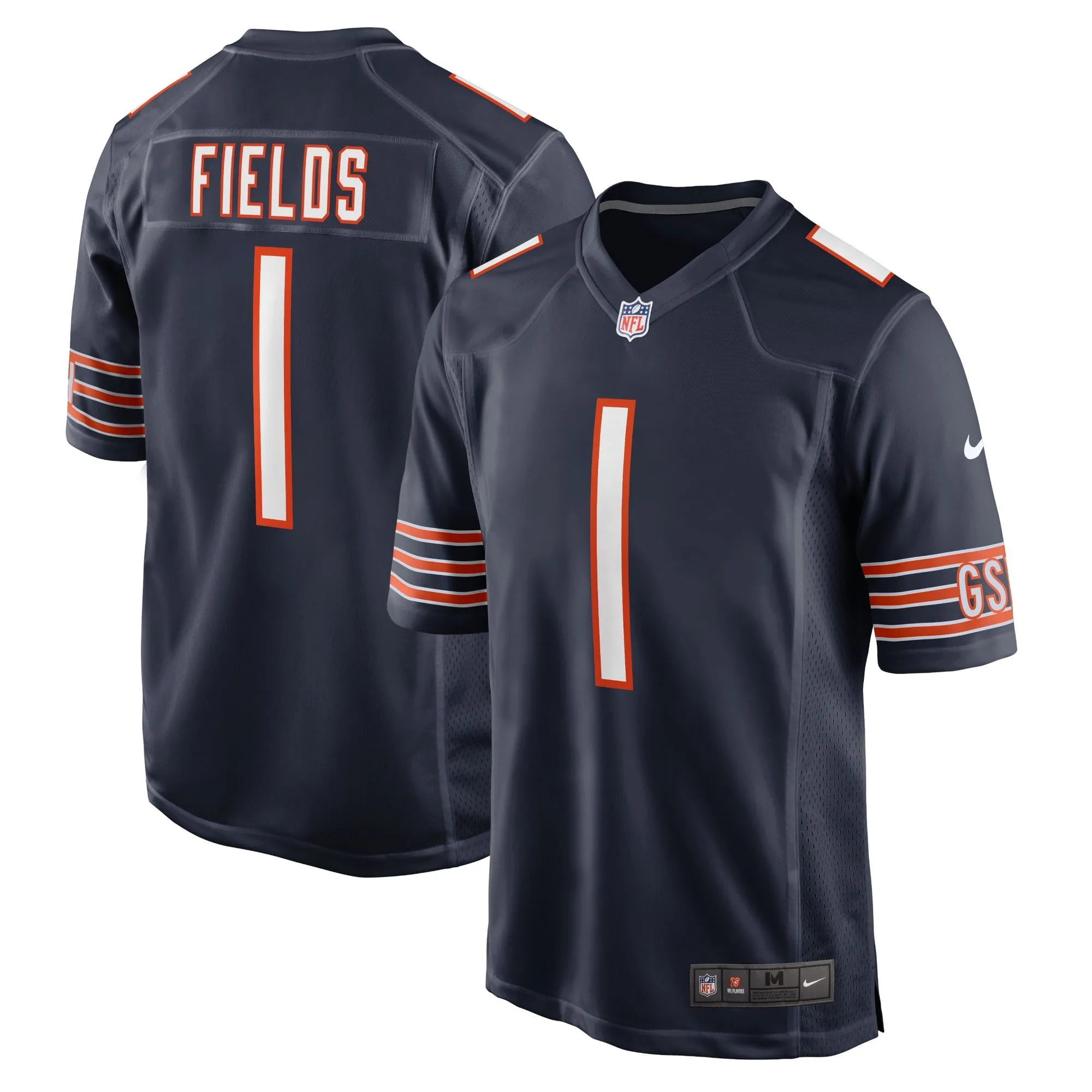 Justin Fields Chicago Bears  Player Game Jersey - Navy