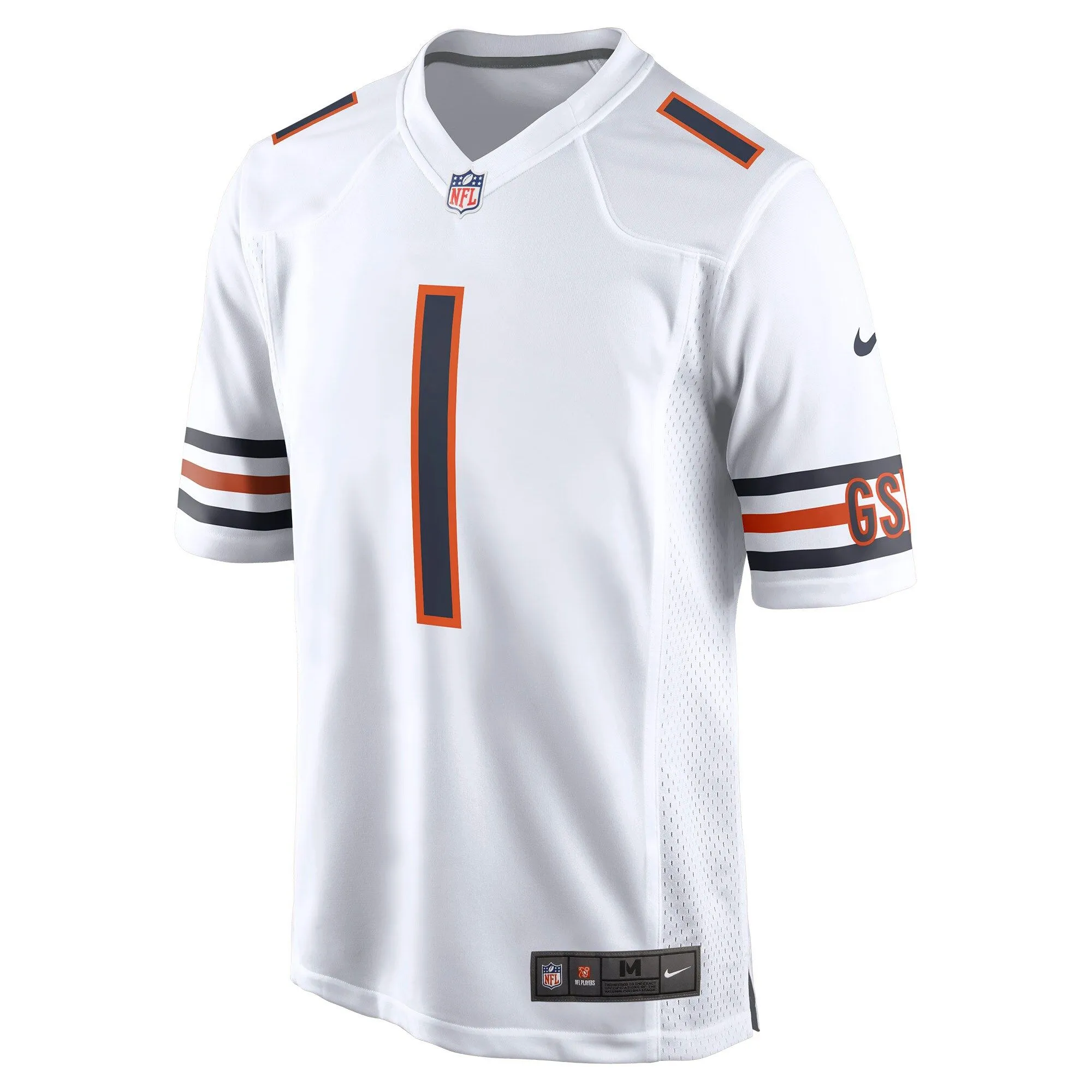 Justin Fields Chicago Bears  Player Game Jersey - White