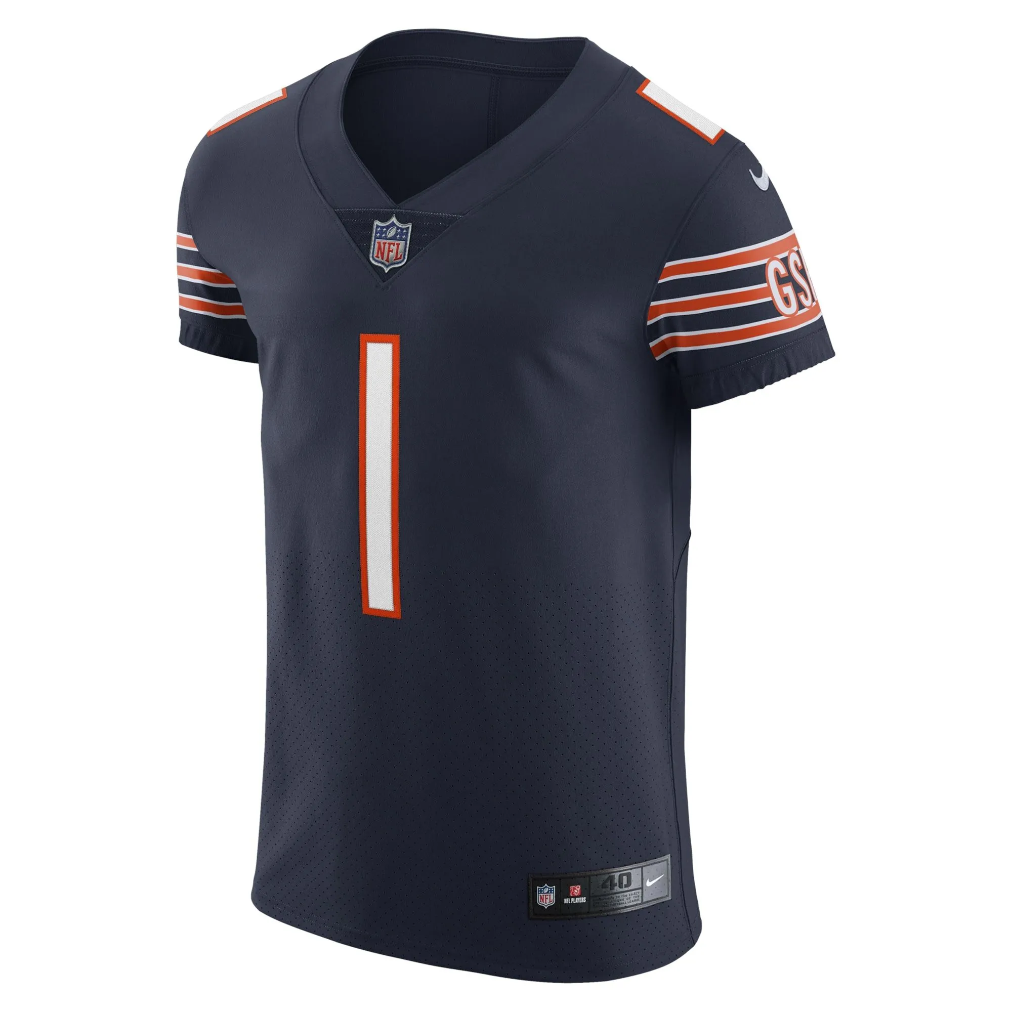 Justin Fields Chicago Bears  Vapor Elite Jersey - Navy