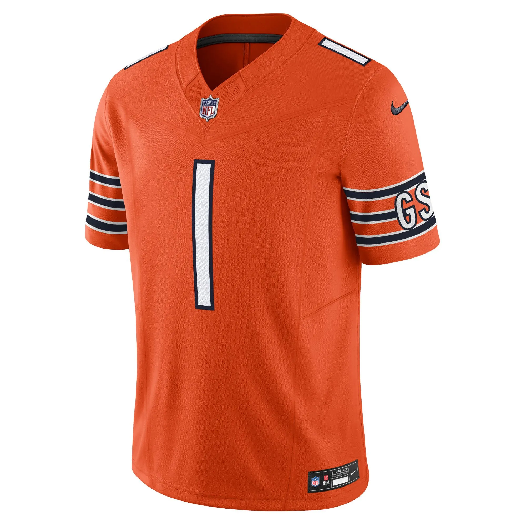 Justin Fields Chicago Bears  Vapor F.U.S.E. Limited Jersey - Orange