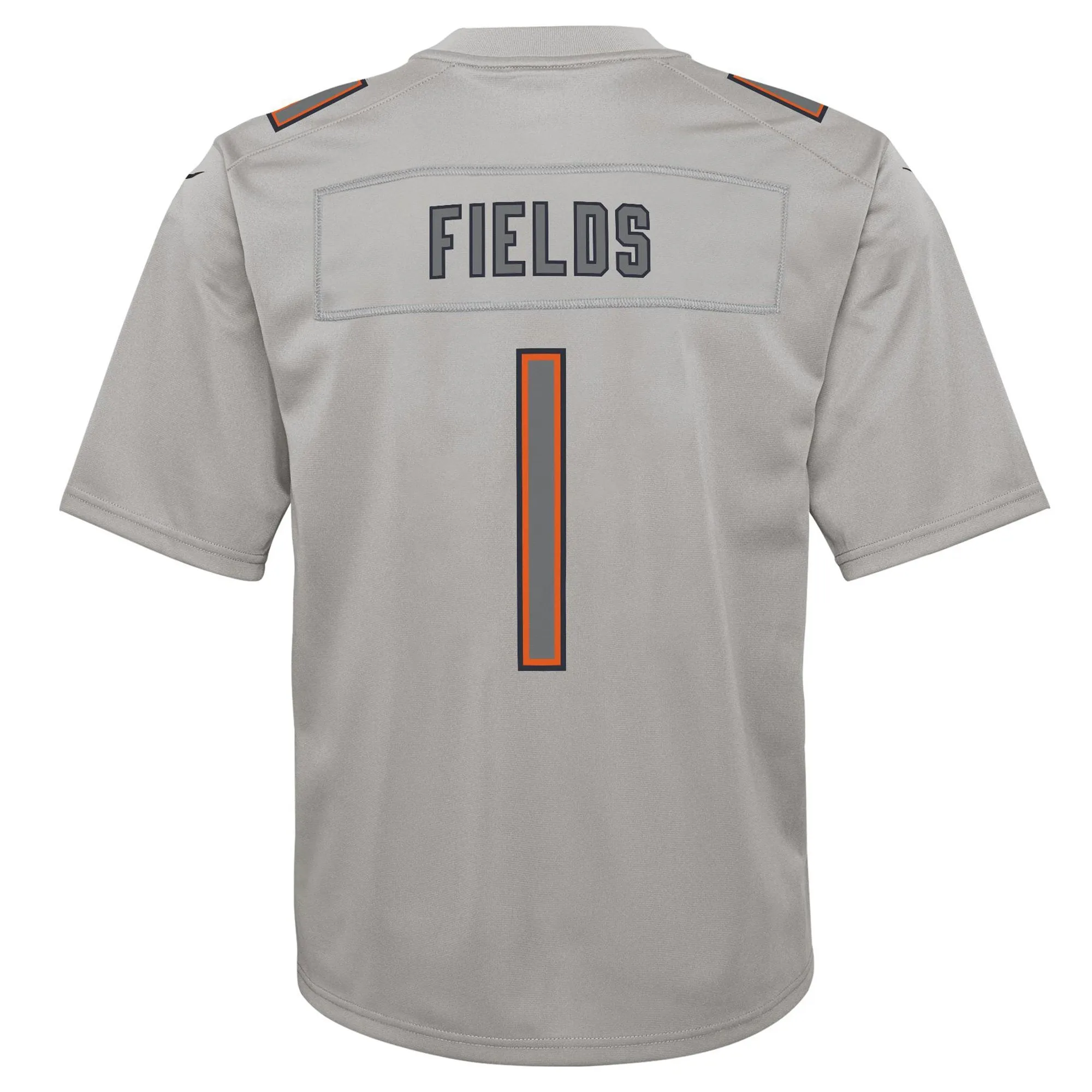 Justin Fields Chicago Bears  Youth Atmosphere Game Jersey - Gray