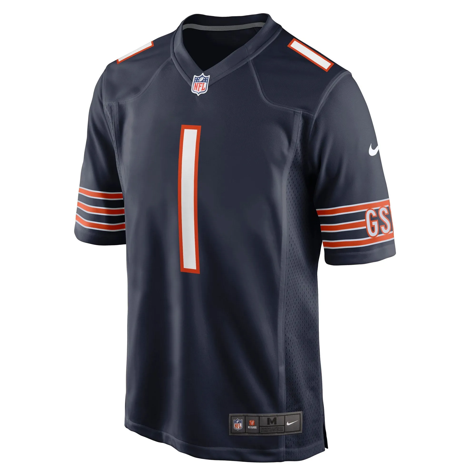 Justin Fields Chicago Bears  Youth Game Jersey - Navy