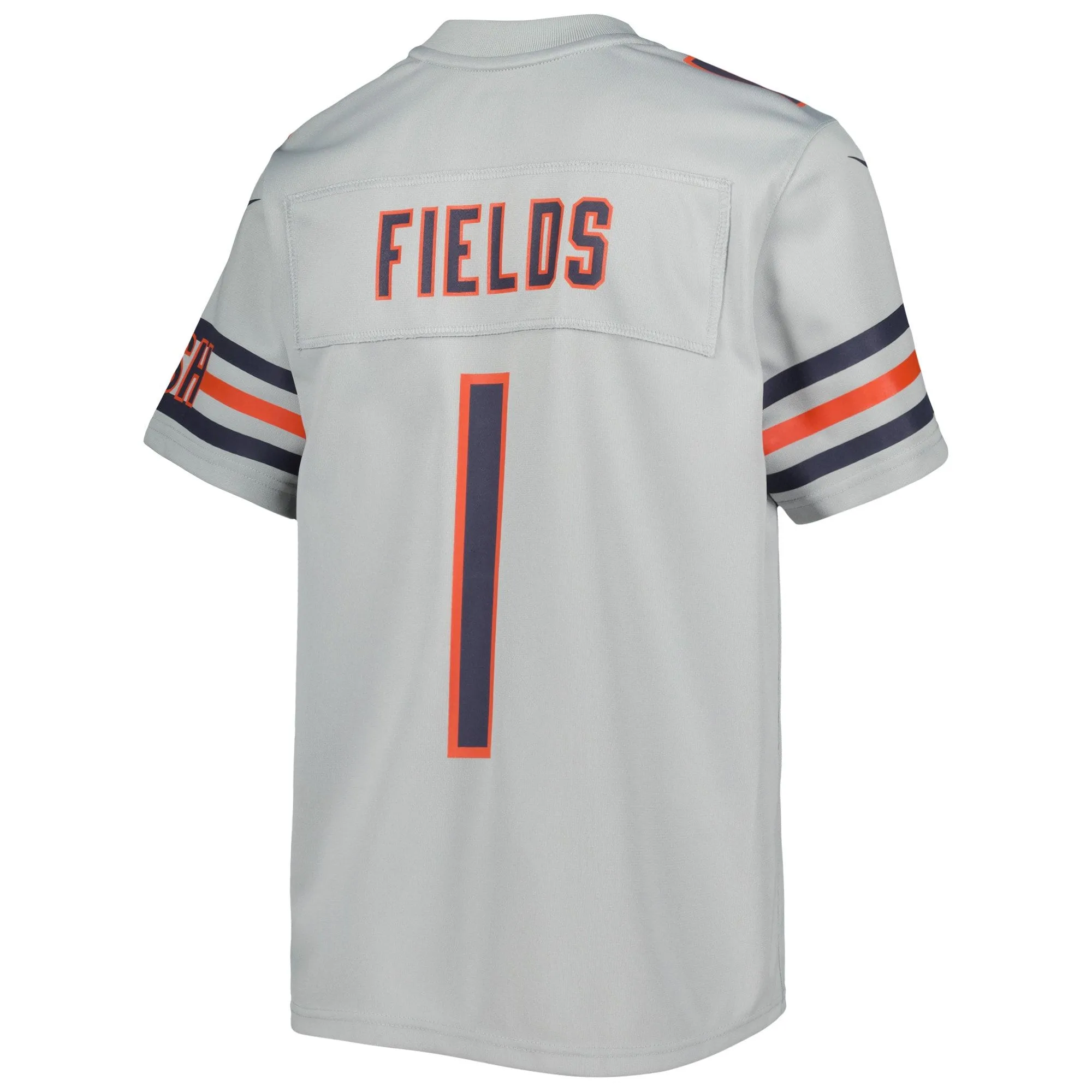 Justin Fields Chicago Bears  Youth Inverted Game Jersey - Gray