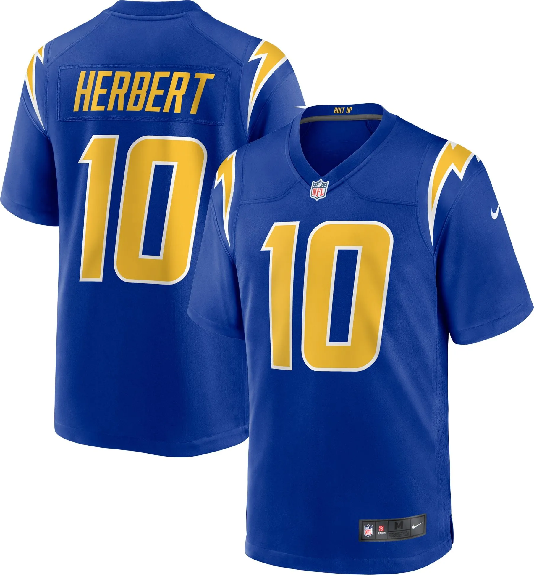 Justin Herbert Los Angeles Chargers  2nd Alternate Game Jersey - Royal