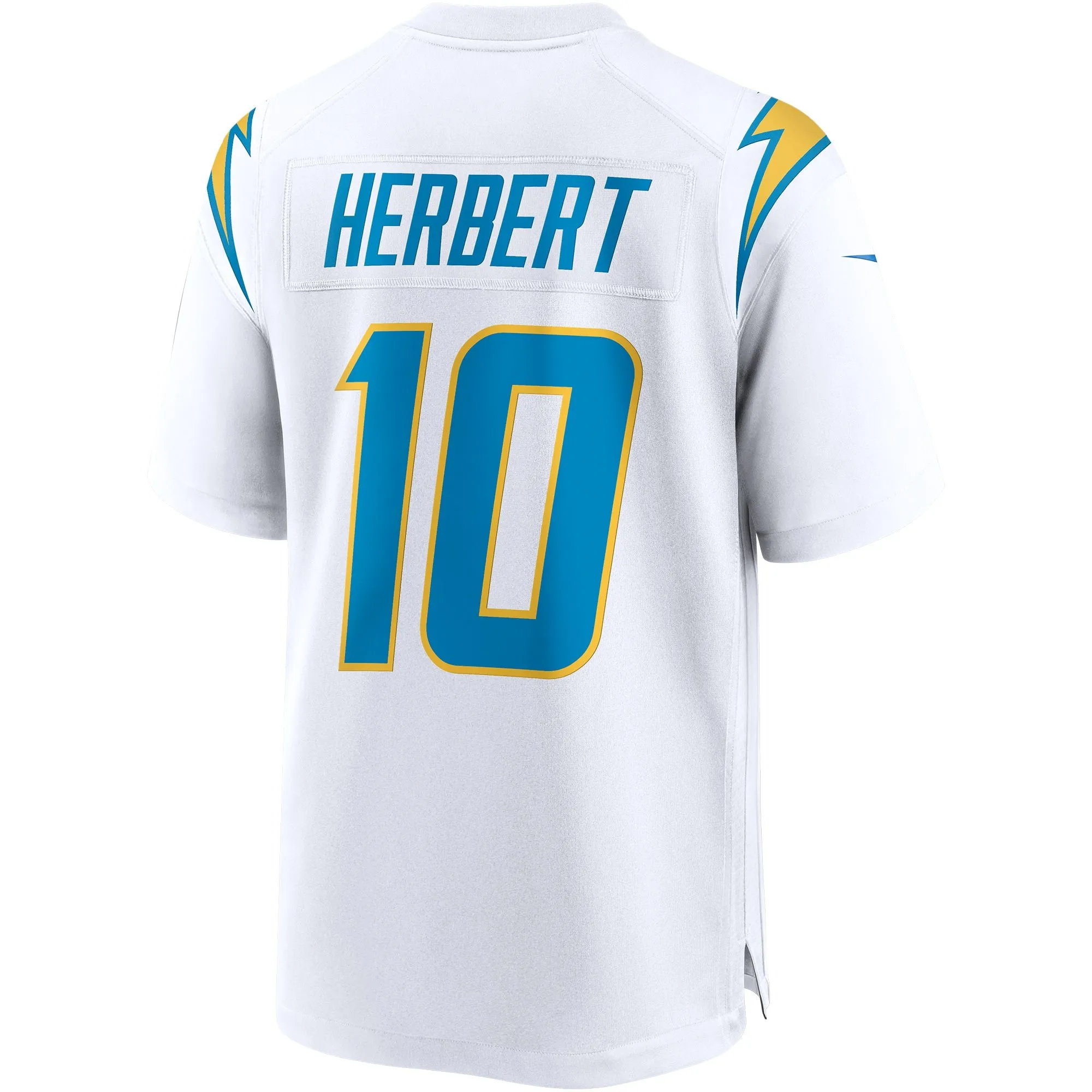 Justin Herbert Los Angeles Chargers  Game Jersey - White