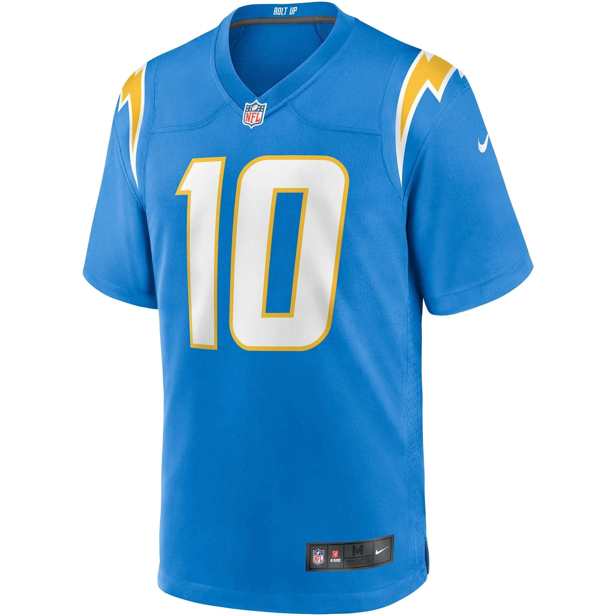 Justin Herbert Los Angeles Chargers  Player Game Jersey - Powder Blue