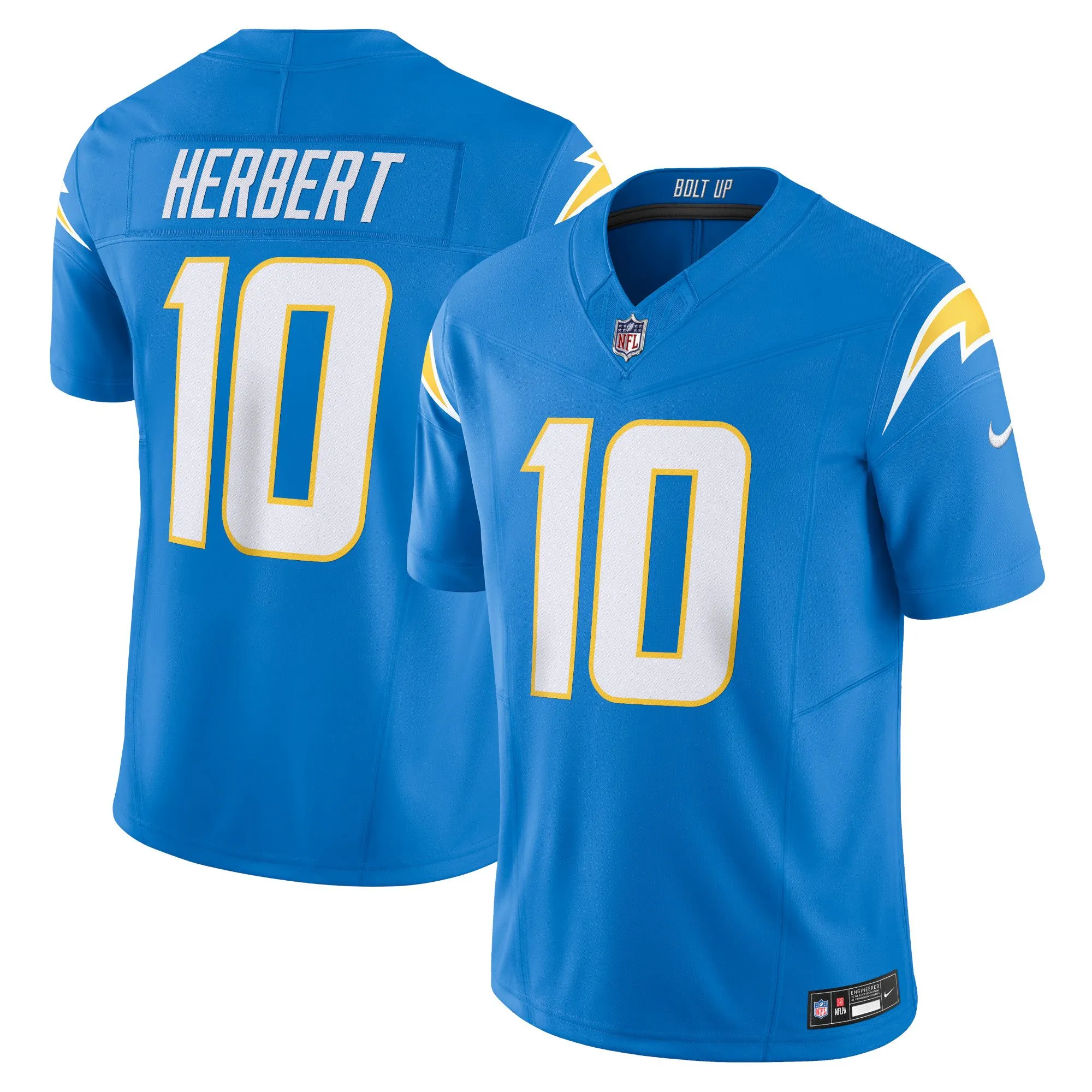 Justin Herbert Los Angeles Chargers  Vapor F.U.S.E. Limited Jersey - Powder Blue